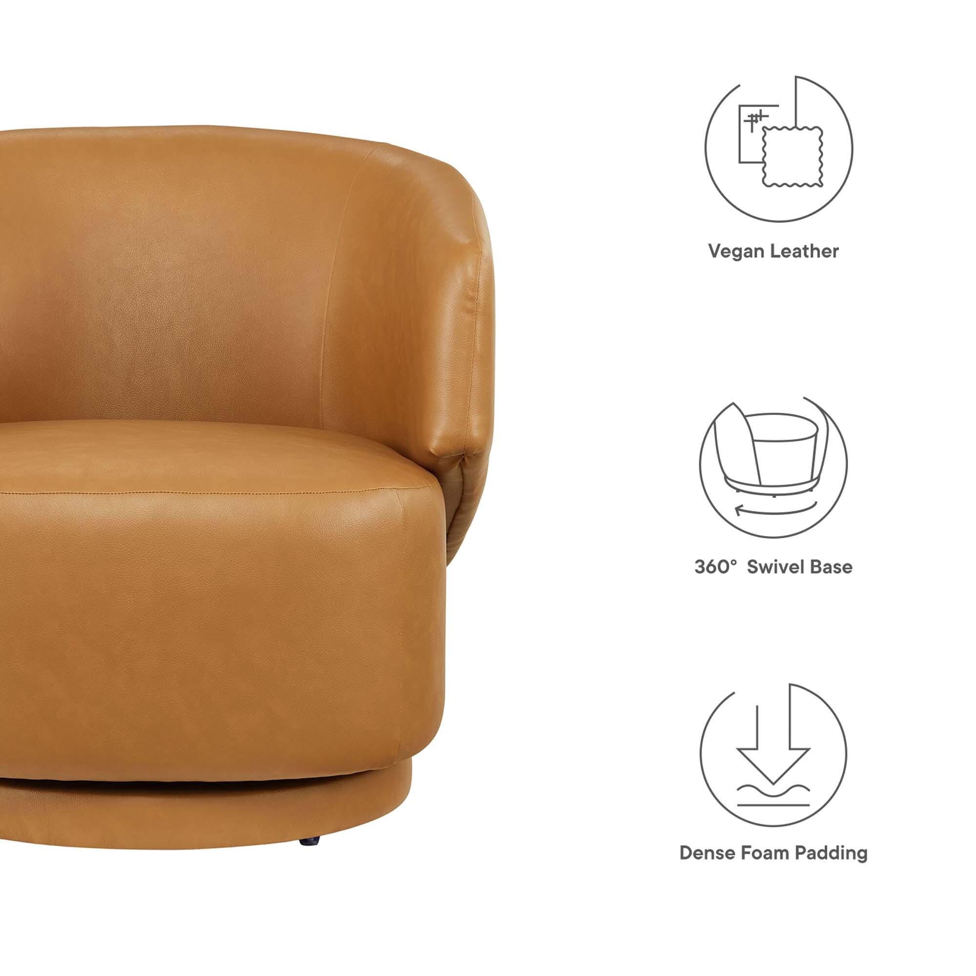 Modway Celestia Solid Swivel Accent Chair, , large