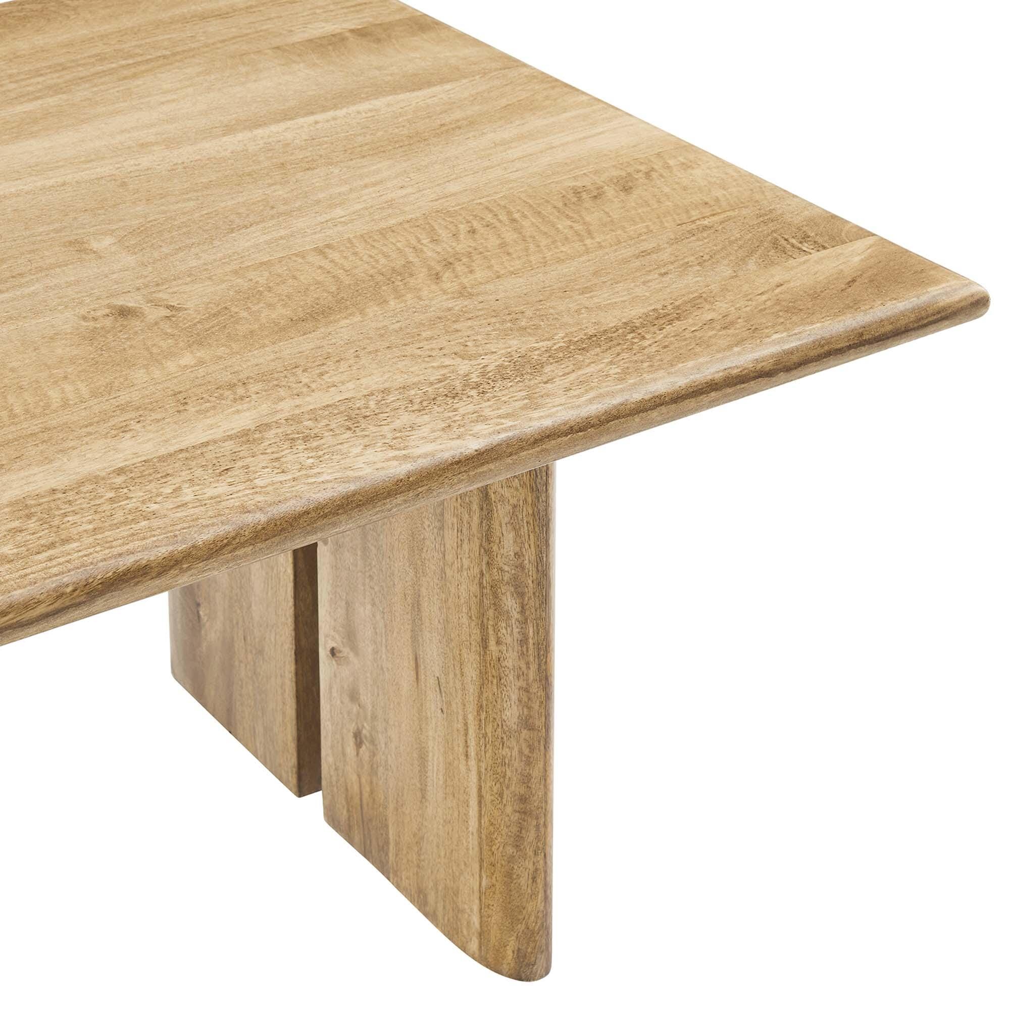Modway Amistad Coffee Table, Oak, large