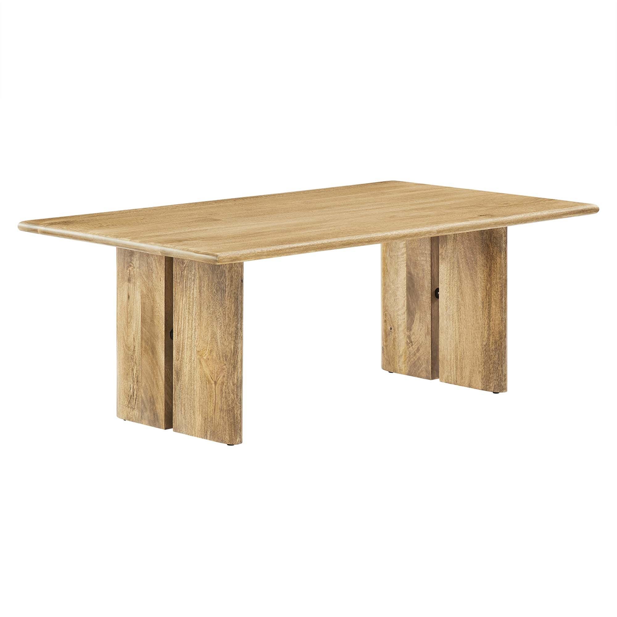 Modway Amistad Coffee Table, Oak, large