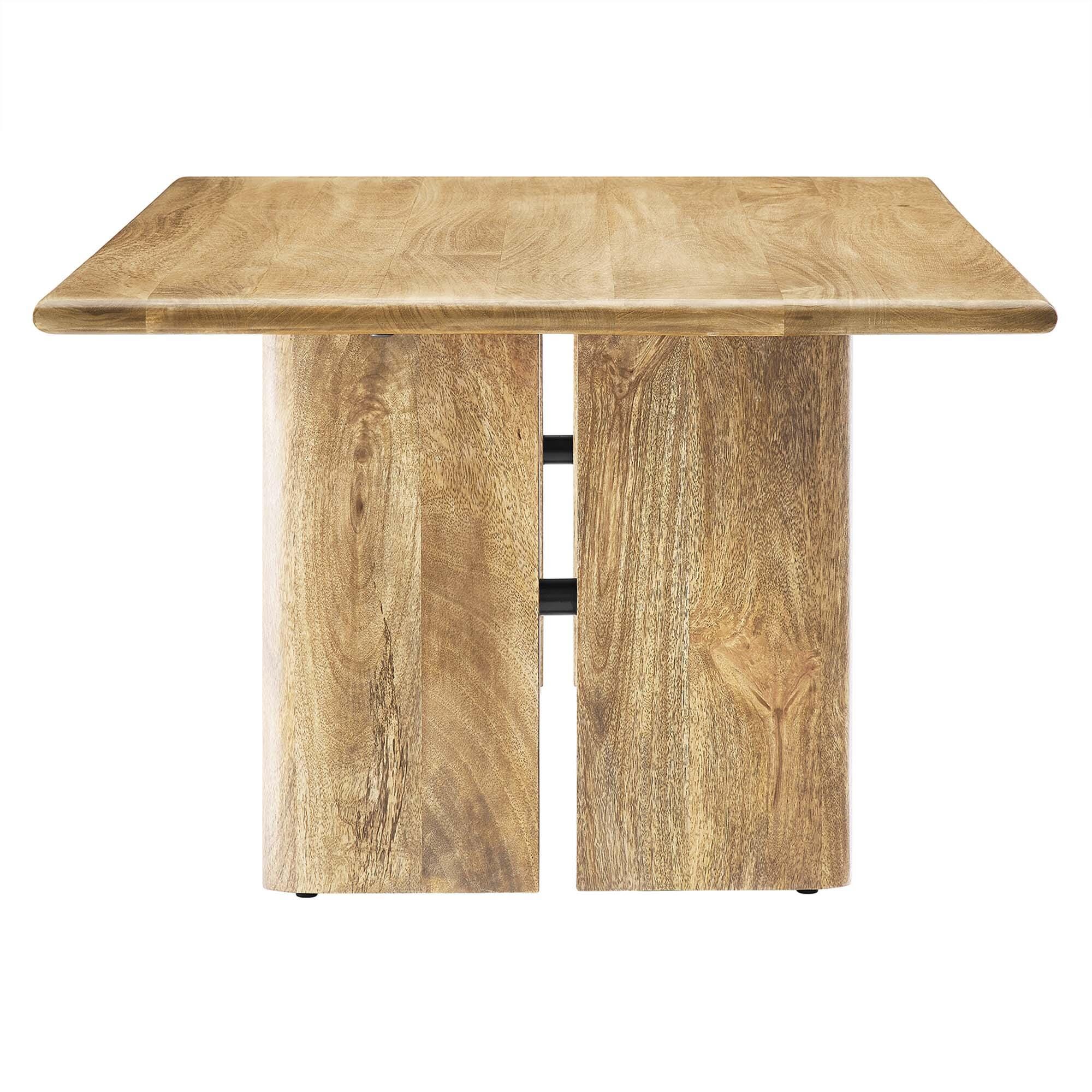 Modway Amistad Coffee Table, Oak, large