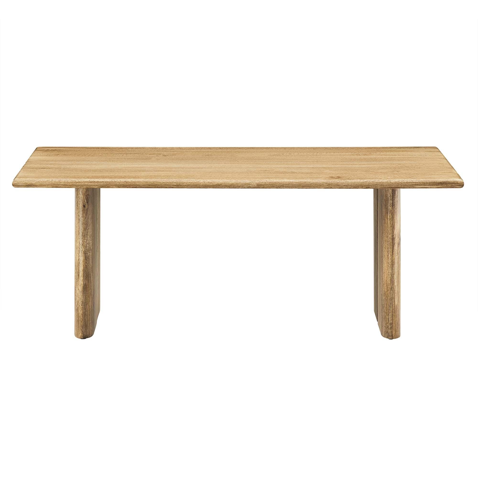 Modway Amistad Coffee Table, Oak, large