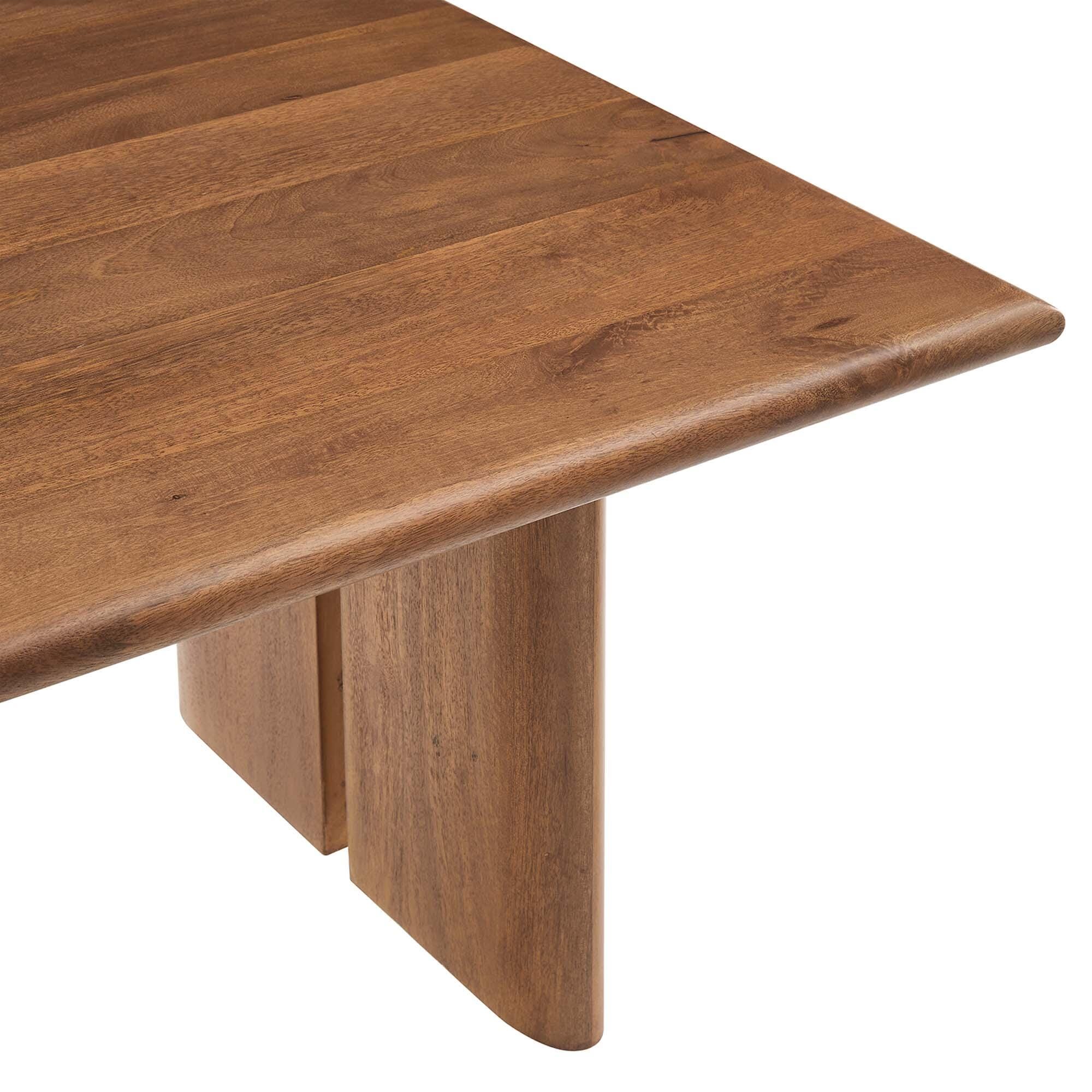 Modway Amistad Coffee Table, Walnut, large