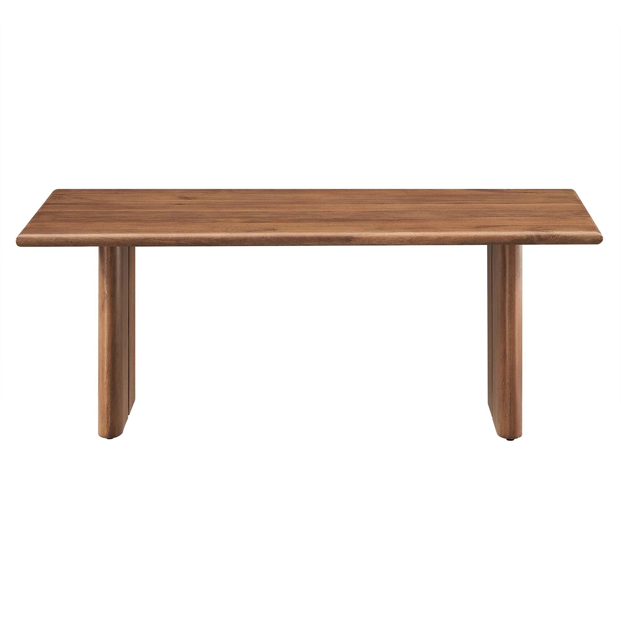 Modway Amistad Coffee Table, Walnut, large