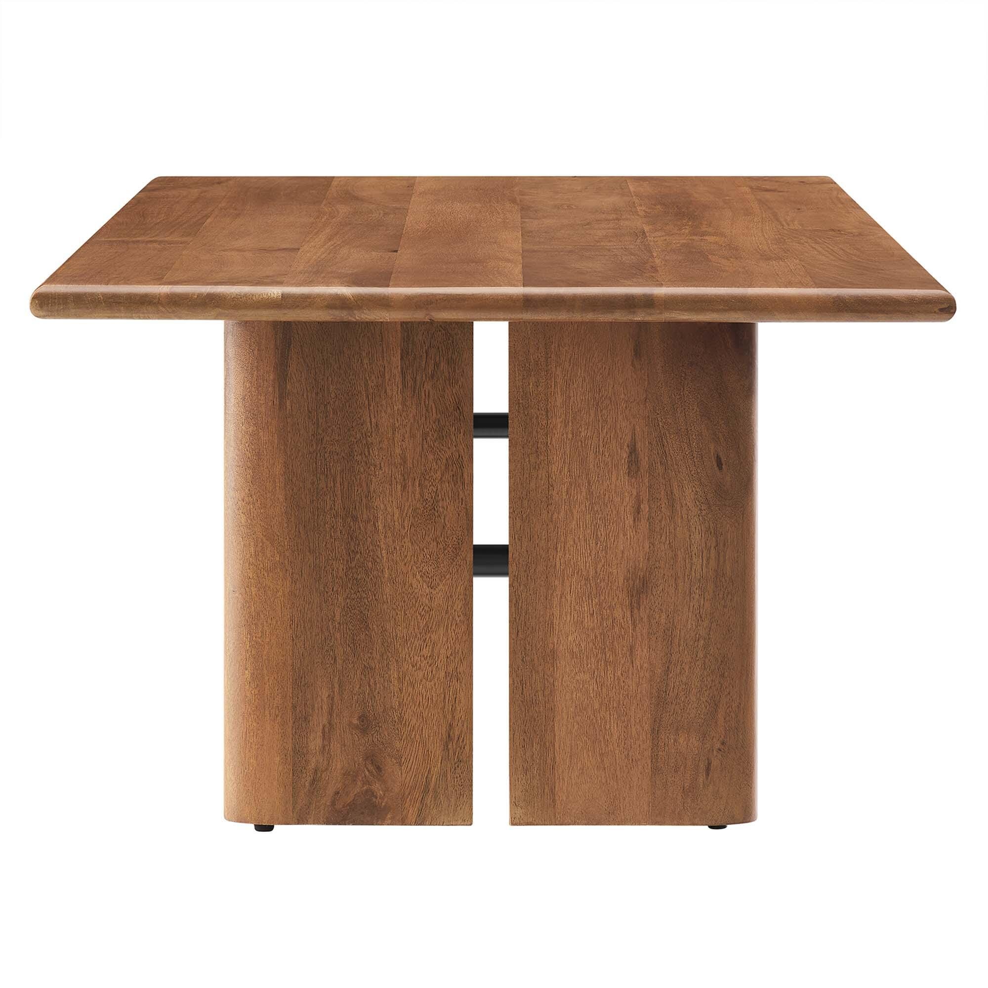 Modway Amistad Coffee Table, Walnut, large