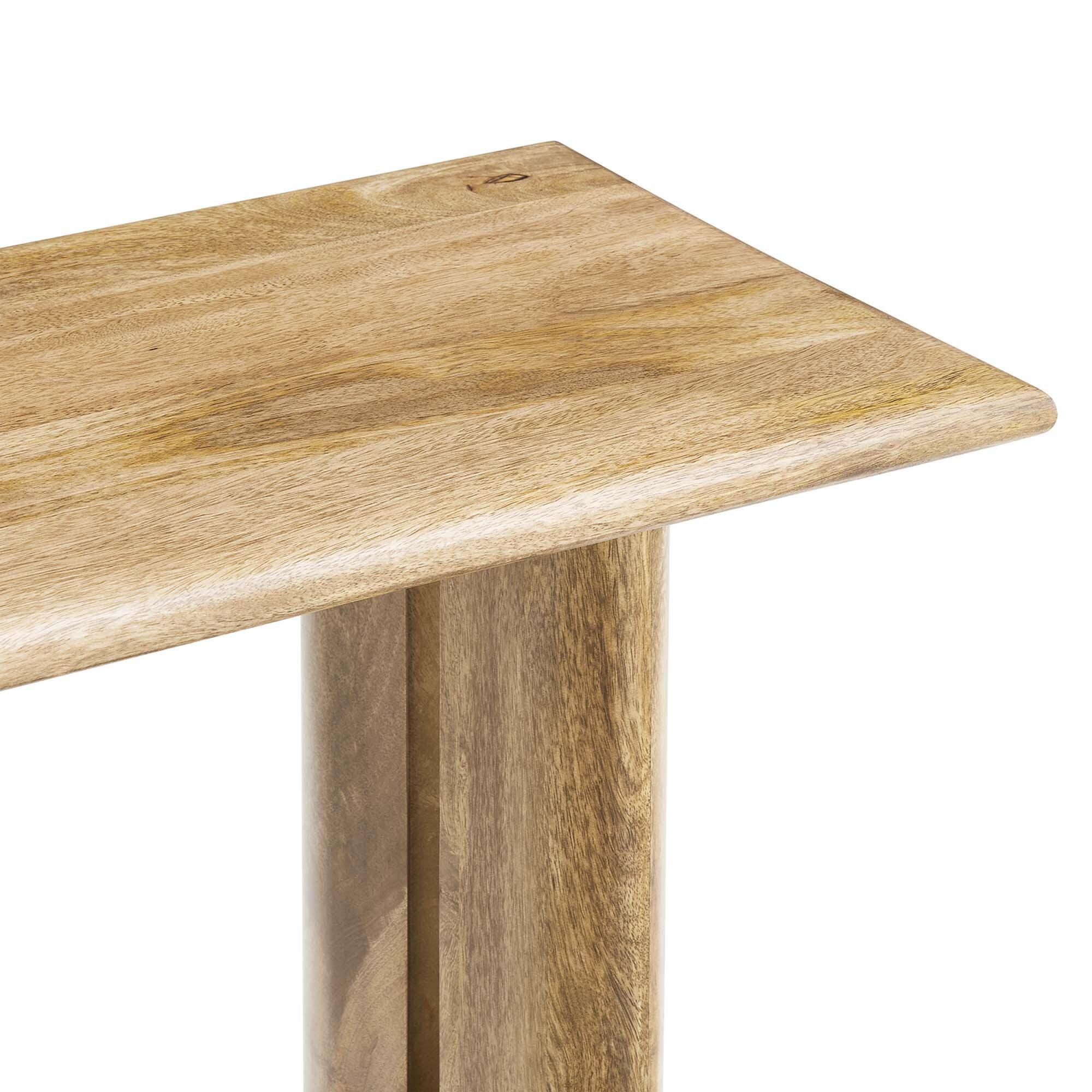 Modway Amistad Console Table, Oak, large