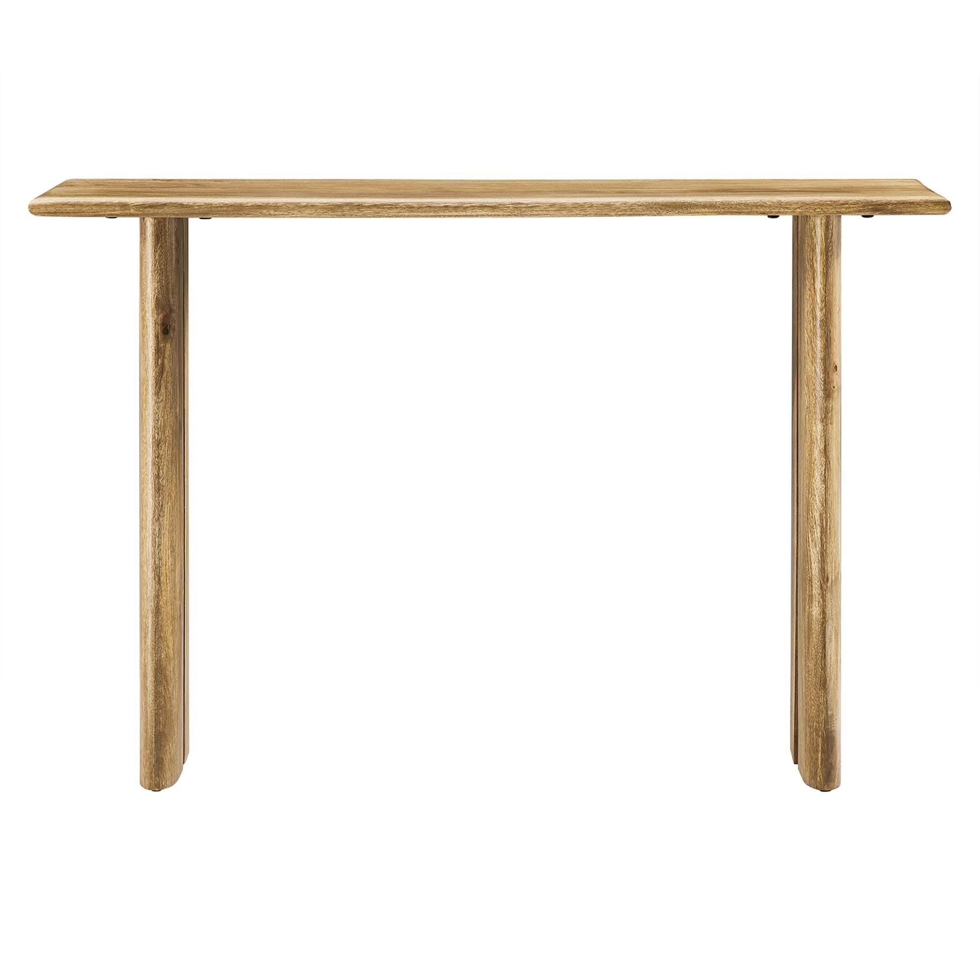Modway Amistad Console Table, Oak, large