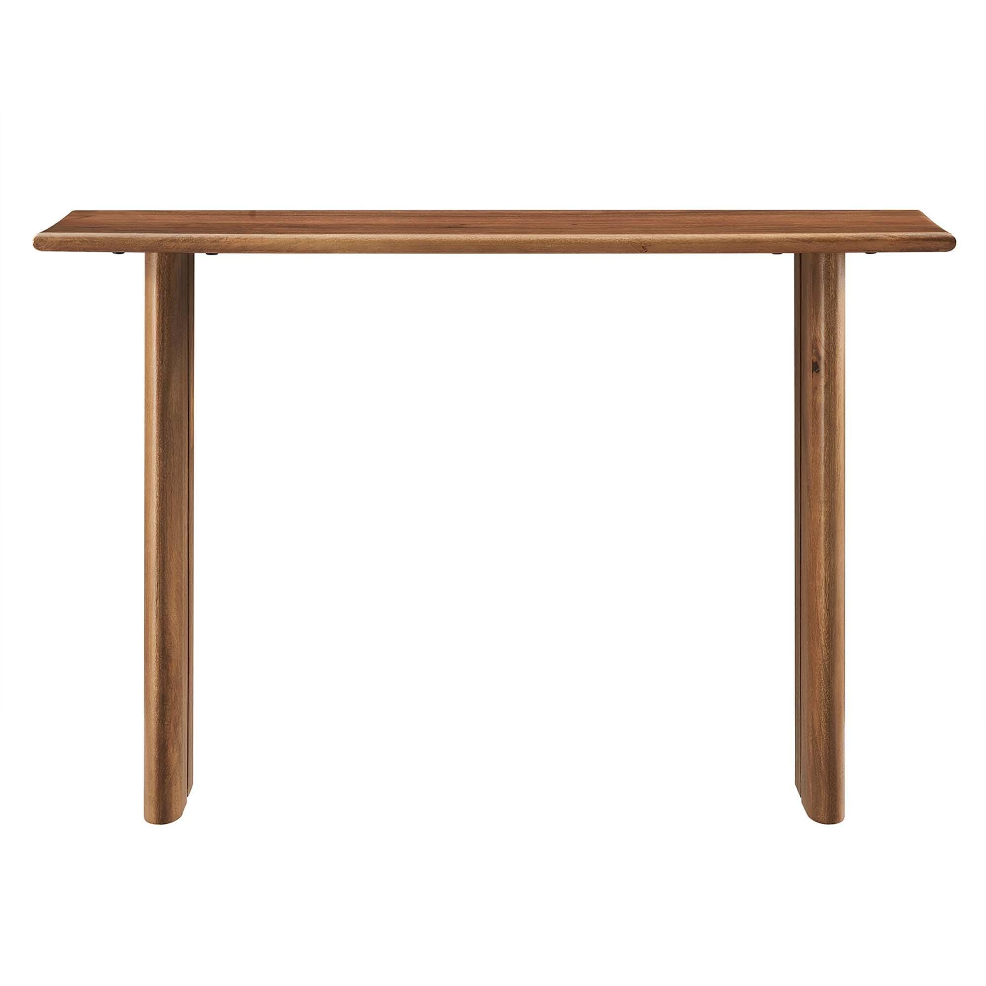 Modway Amistad Console Table, Walnut, large