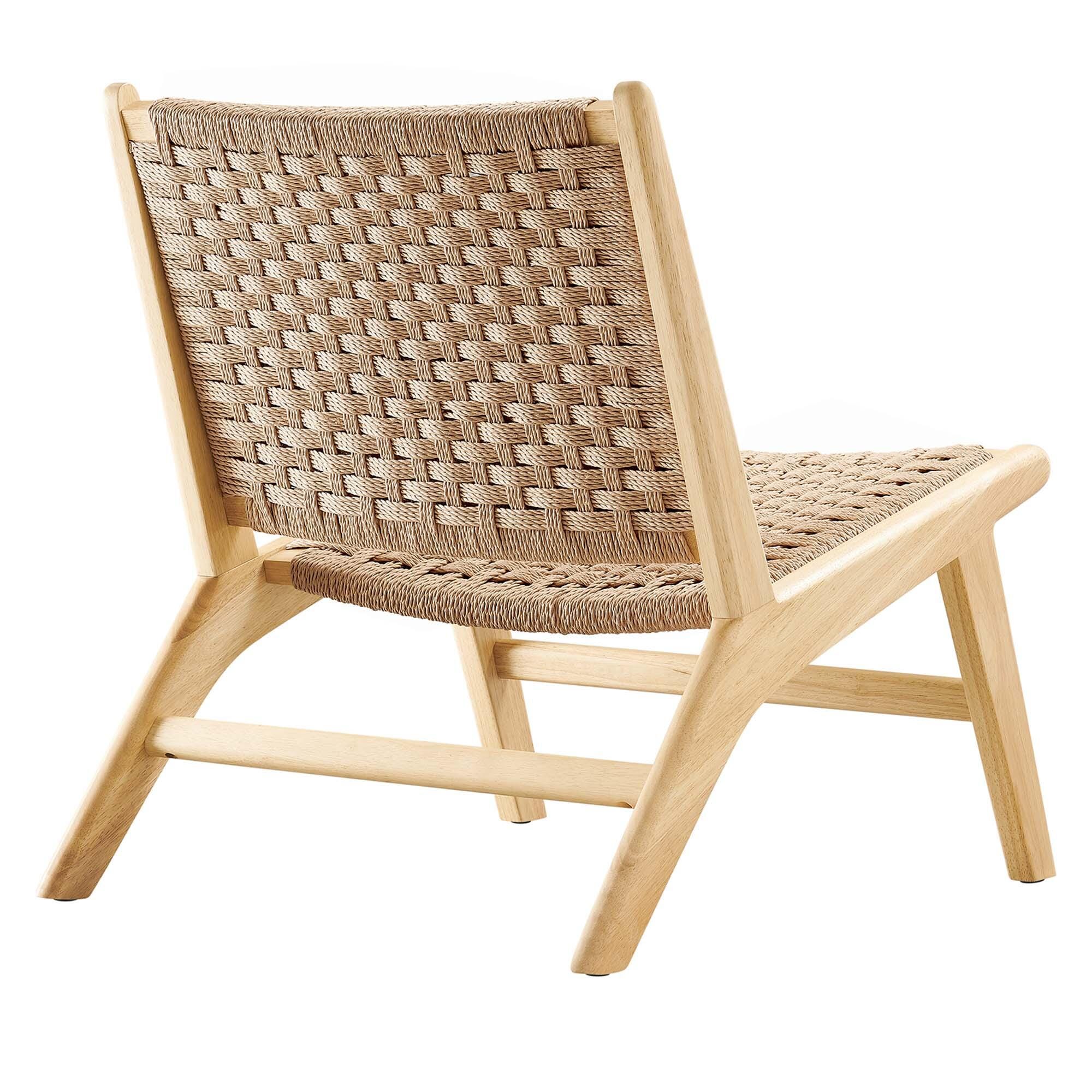 Modway Saoirse Accent Chair, Natural, large