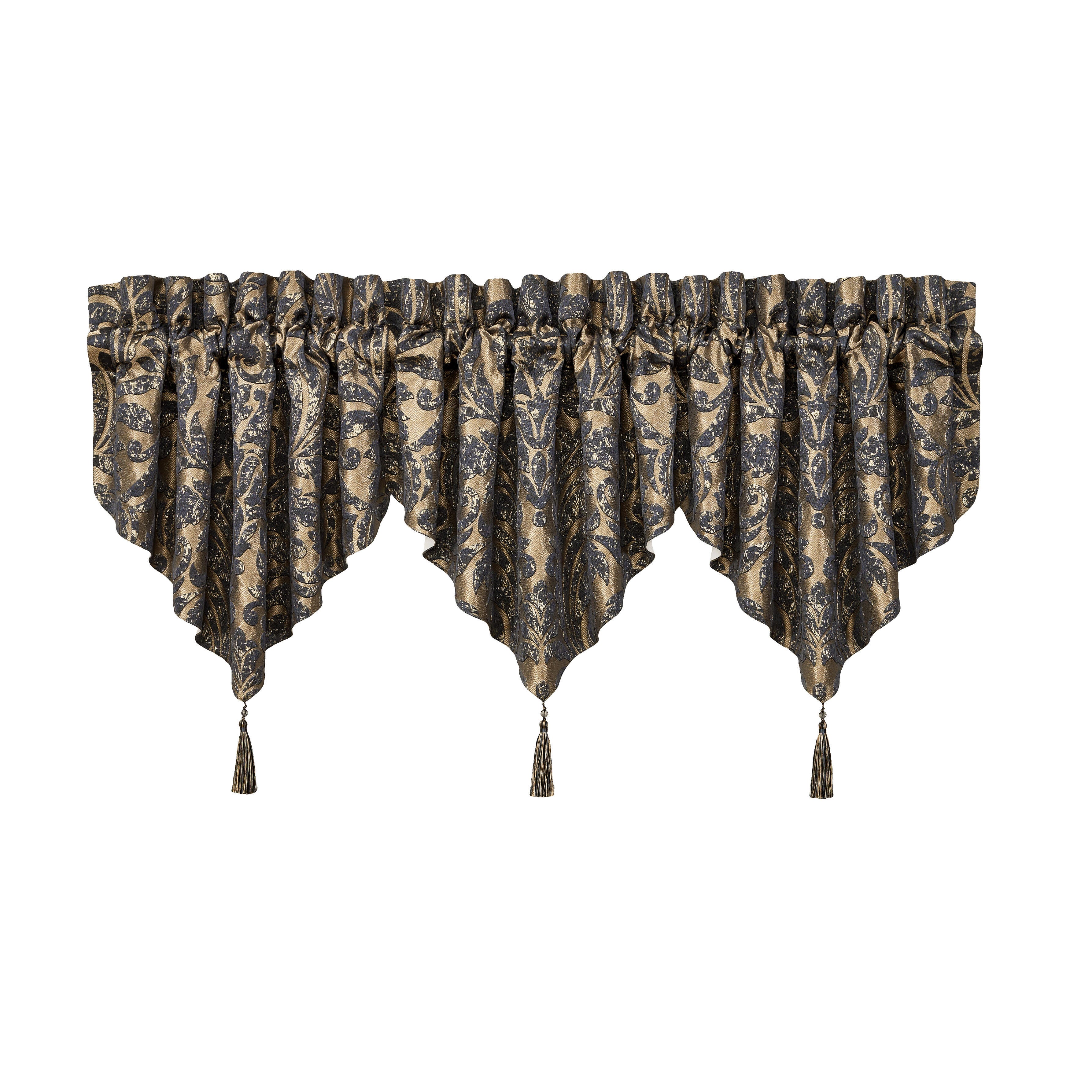 J. Queen New York Glimmerstone Window Ascot Valance, , large