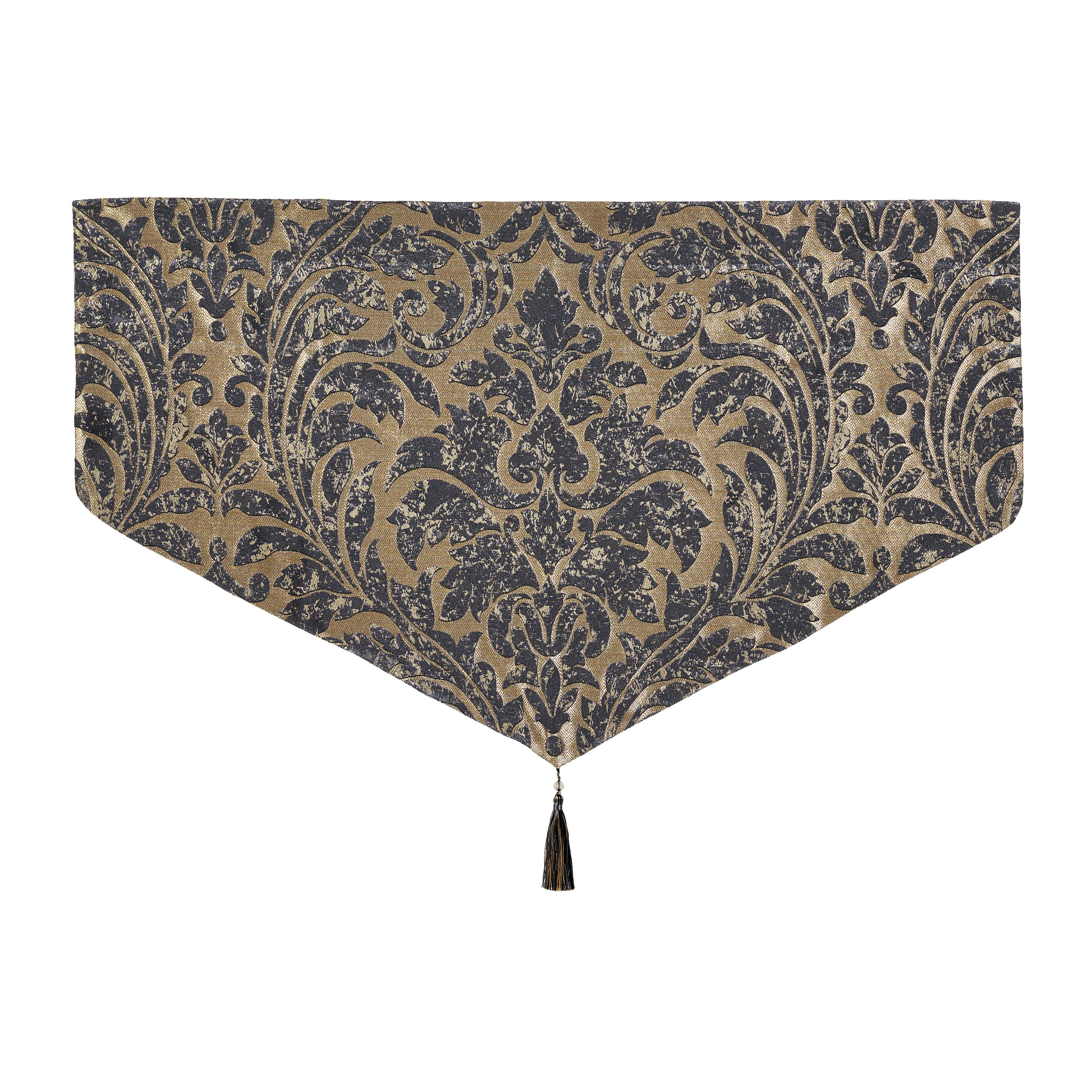 J. Queen New York Glimmerstone Window Ascot Valance, , large