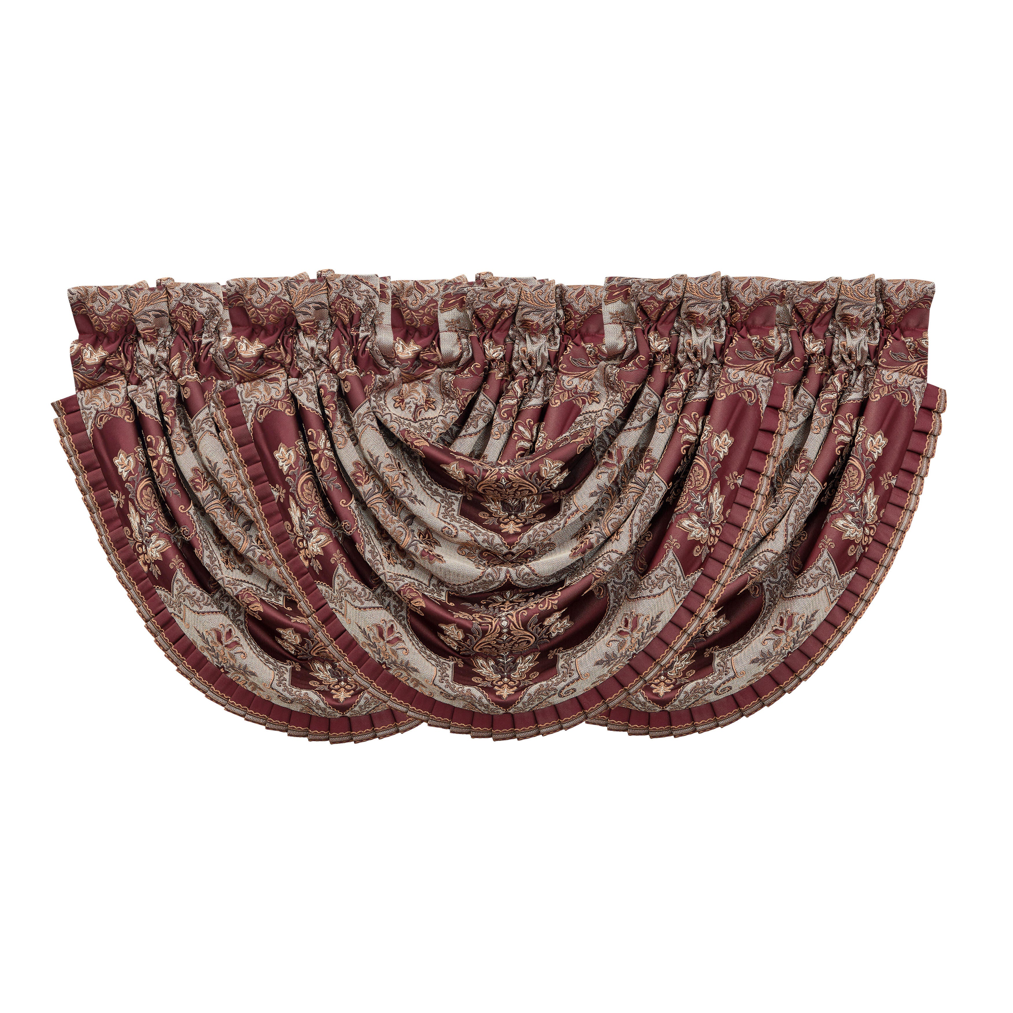 J. Queen New York Phyllis Window Waterfall Valance, , large