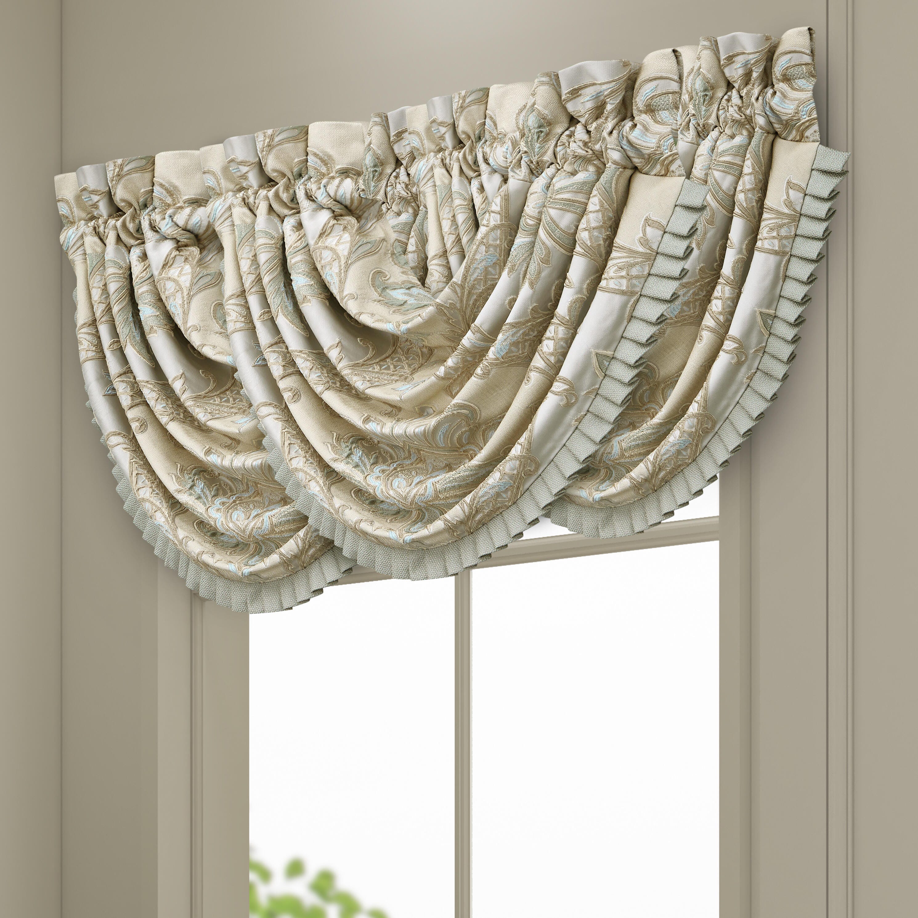 J. Queen New York Rita Window Waterfall Valance