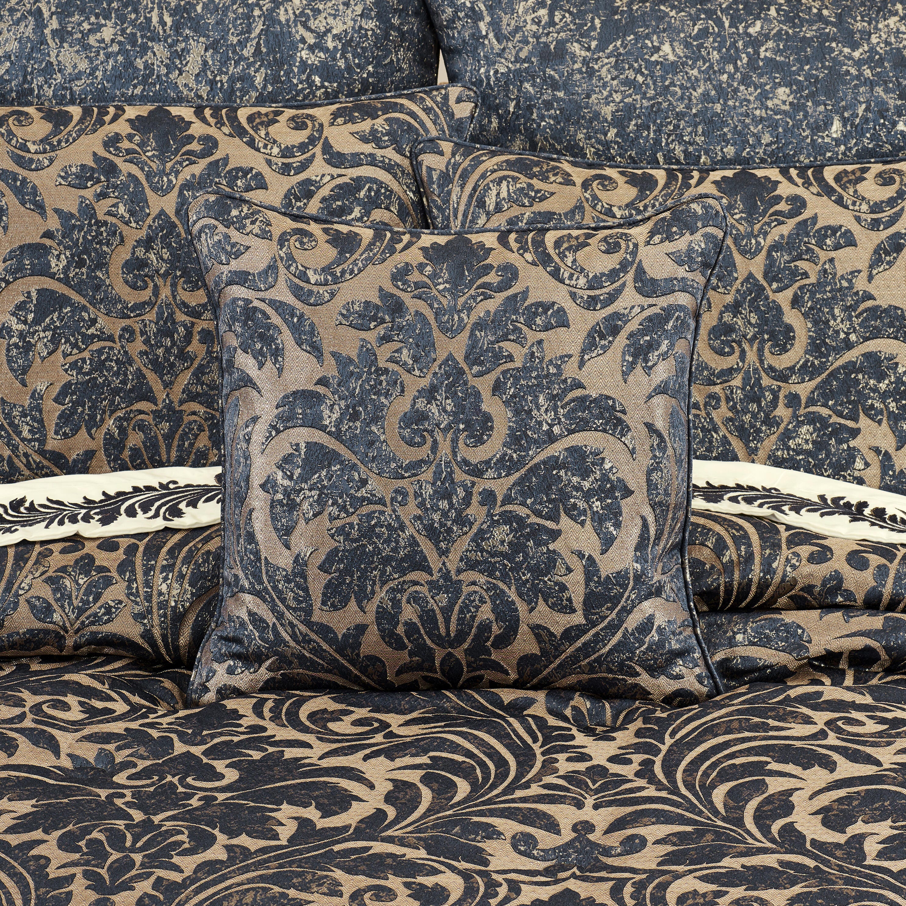 J. Queen New York Glimmerstone Square Decorative Throw Pillow, , rollover