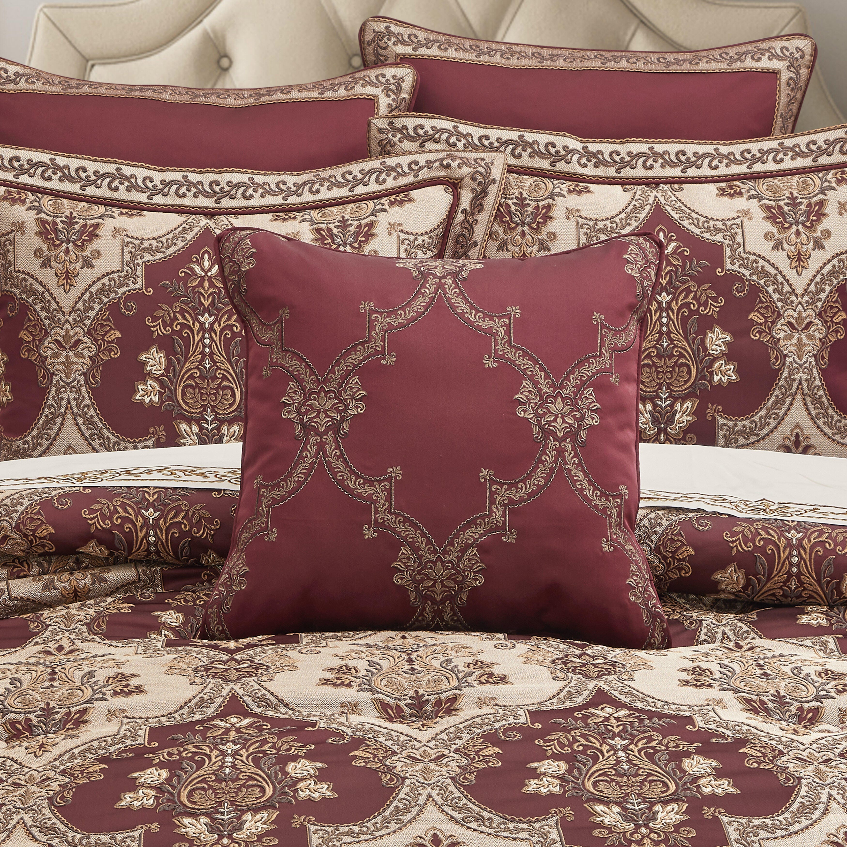 J. Queen New York Phyllis Square Decorative Throw Pillow, , rollover