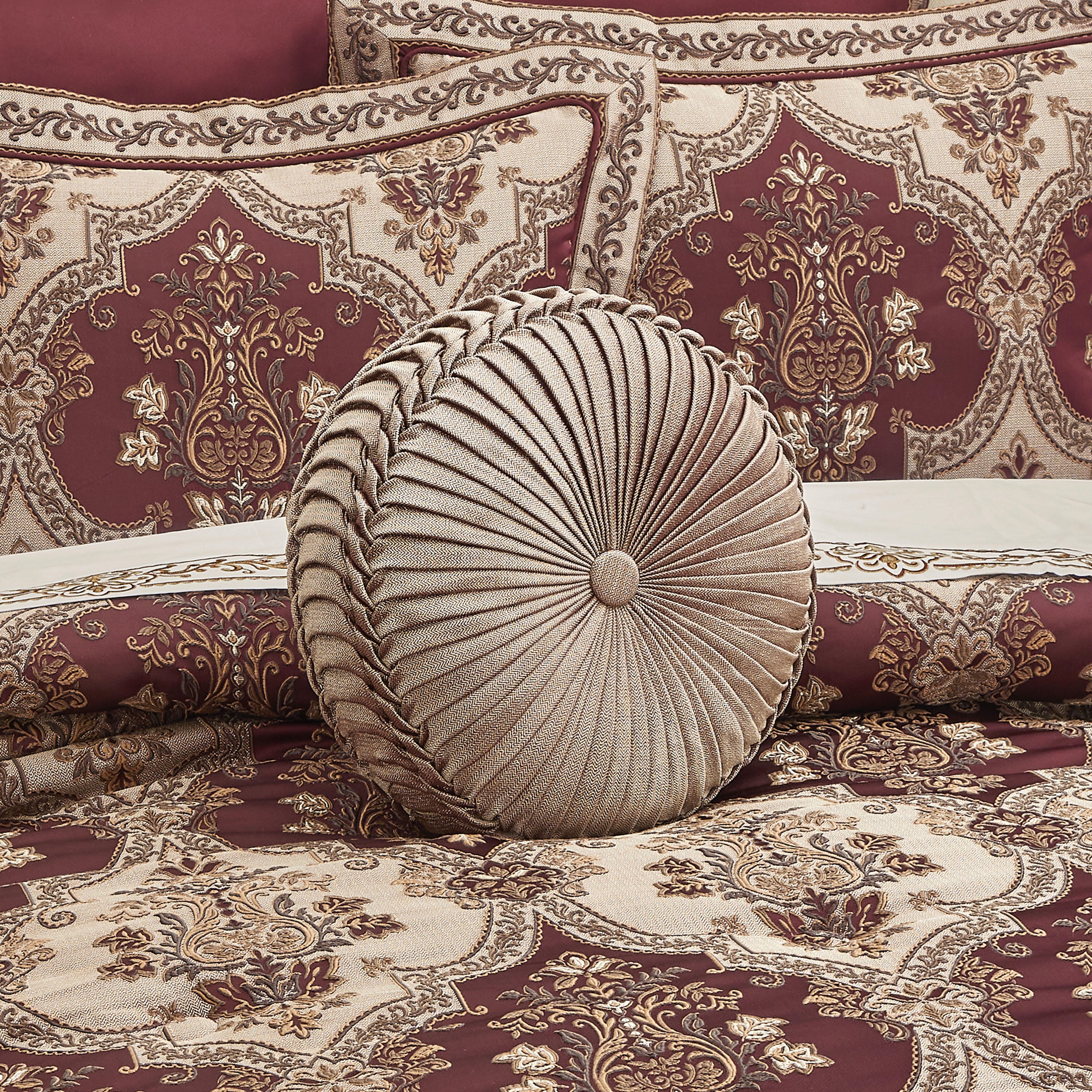 J. Queen New York Phyllis Round Decorative Throw Pillow, , rollover