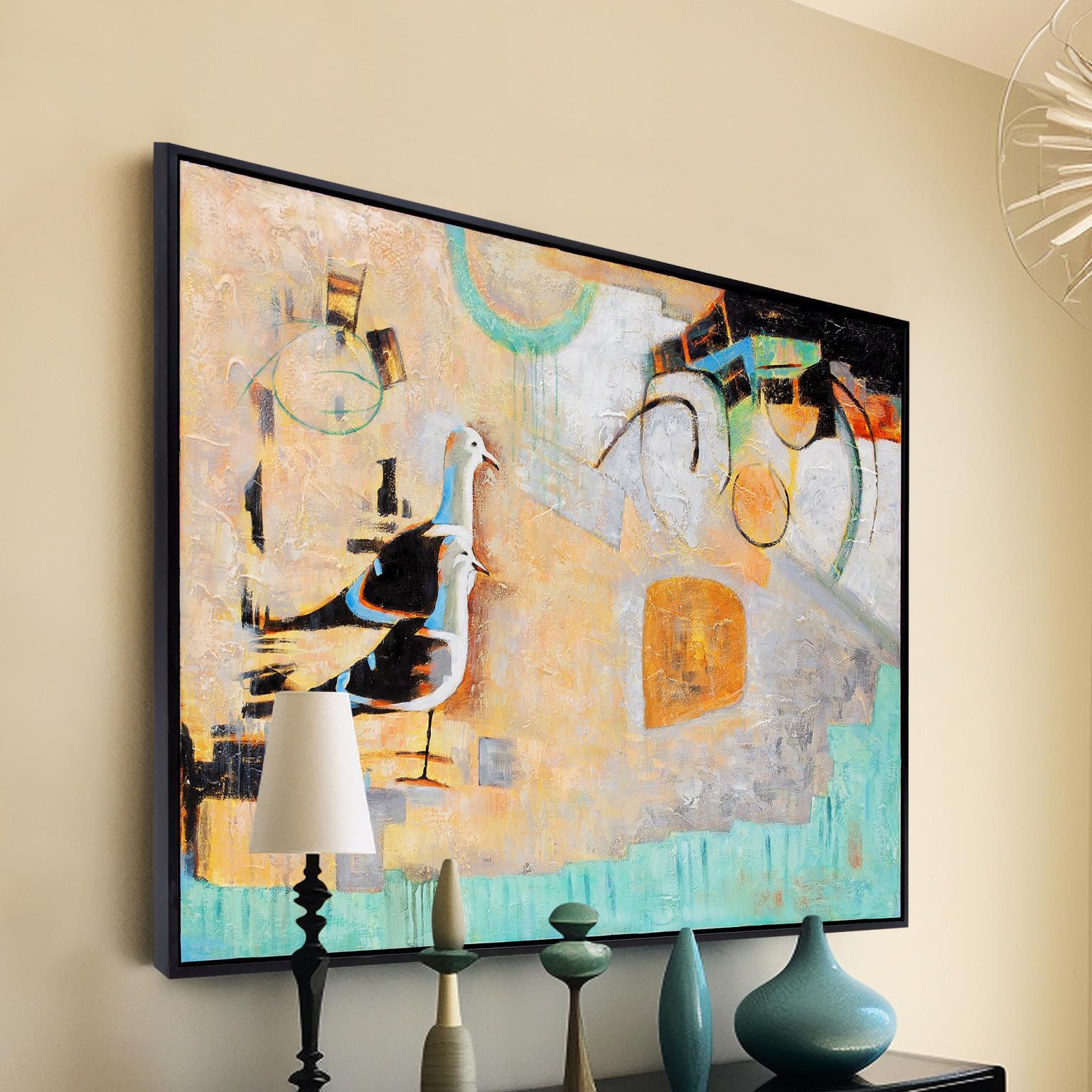 Howard Elliott Day At The Beach Wall Art 62" x 42", , rollover