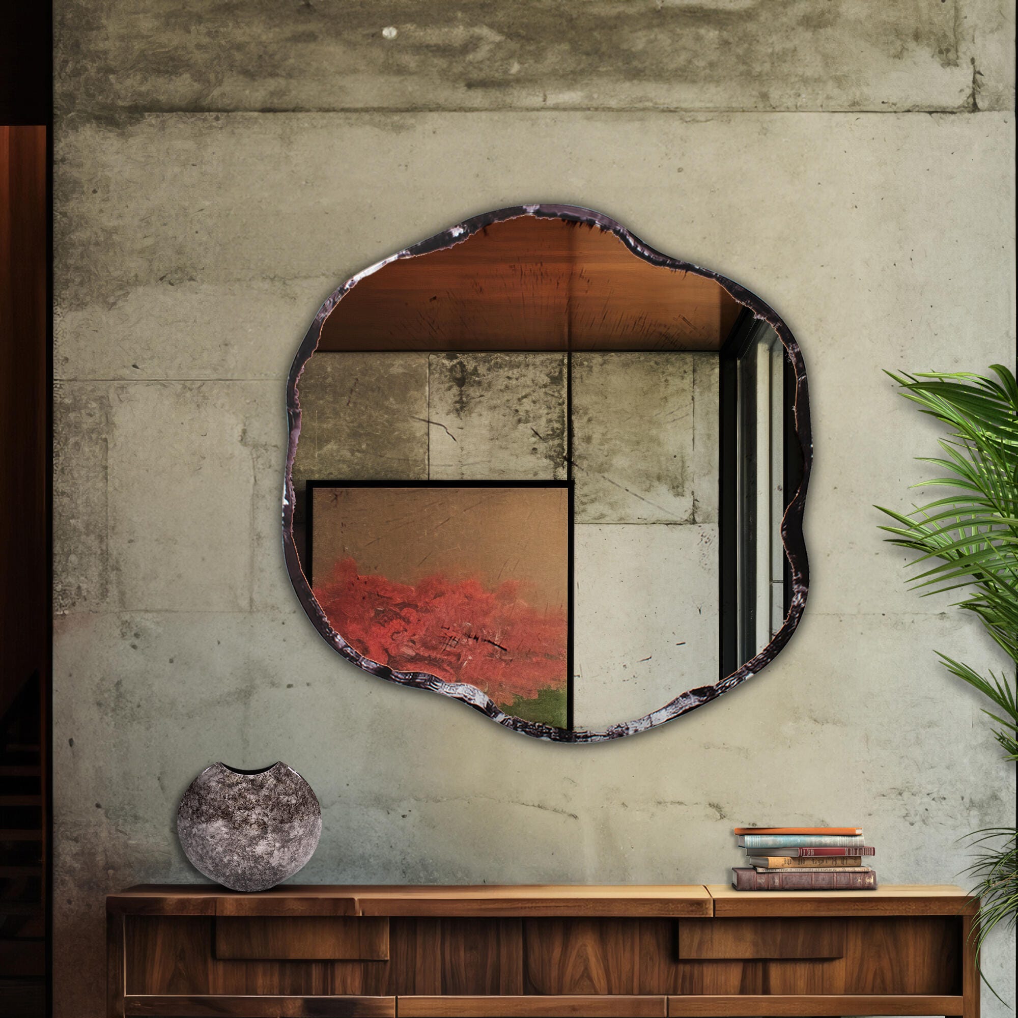 Howard Elliott Dutch Wall Mirror, , large