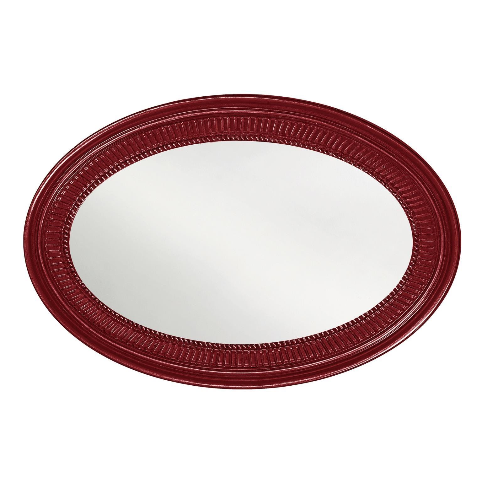 Howard Elliott Ethan Wall Mirror, Burgundy, large
