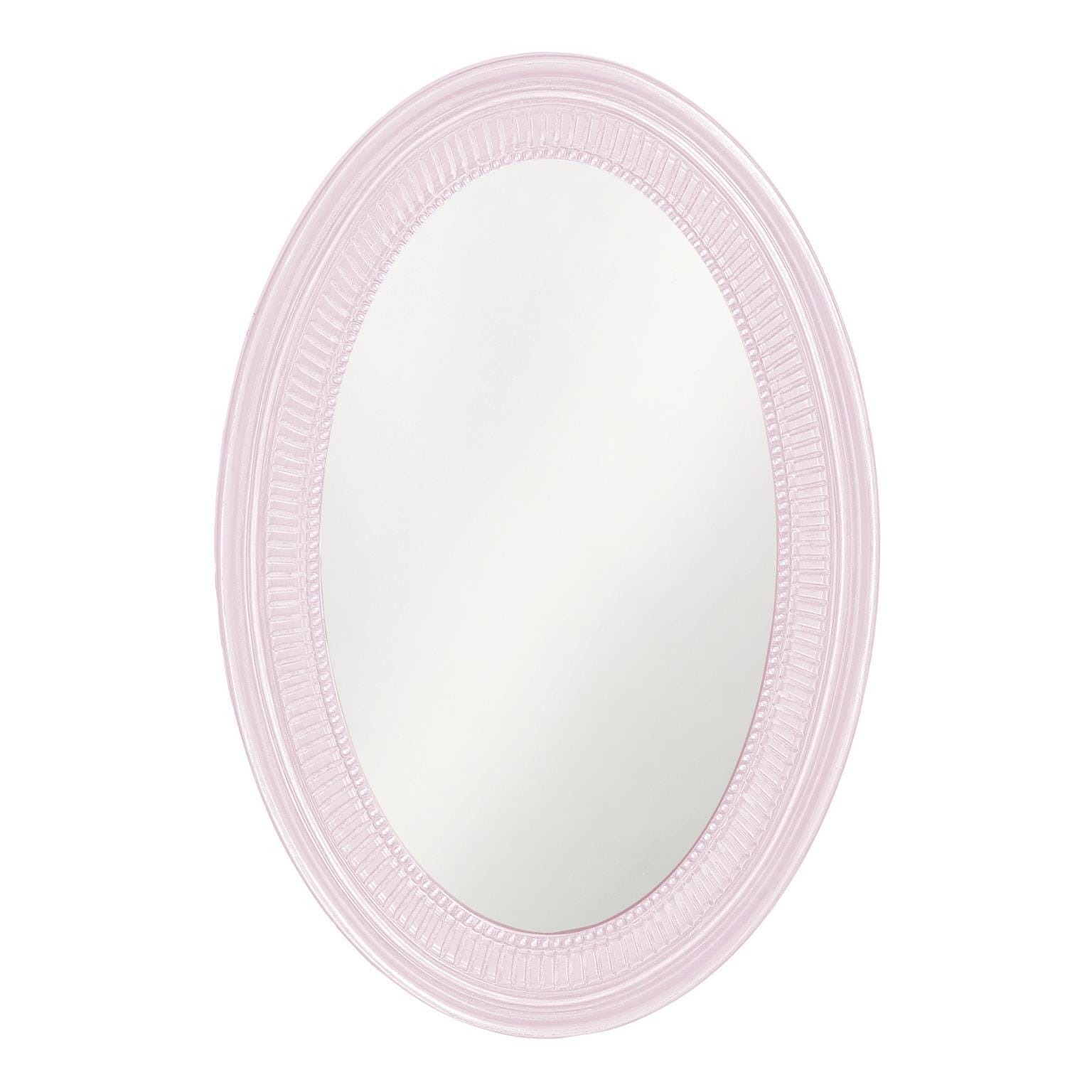 Howard Elliott Ethan Wall Mirror, Pale Pink, large