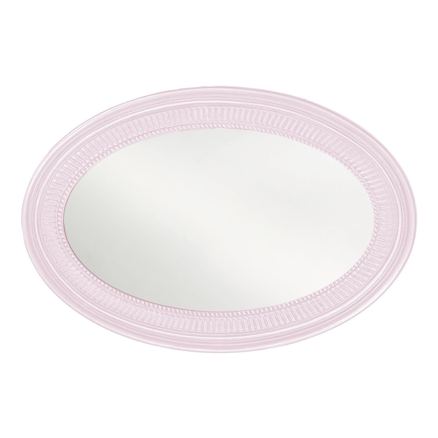 Howard Elliott Ethan Wall Mirror, Pale Pink, large