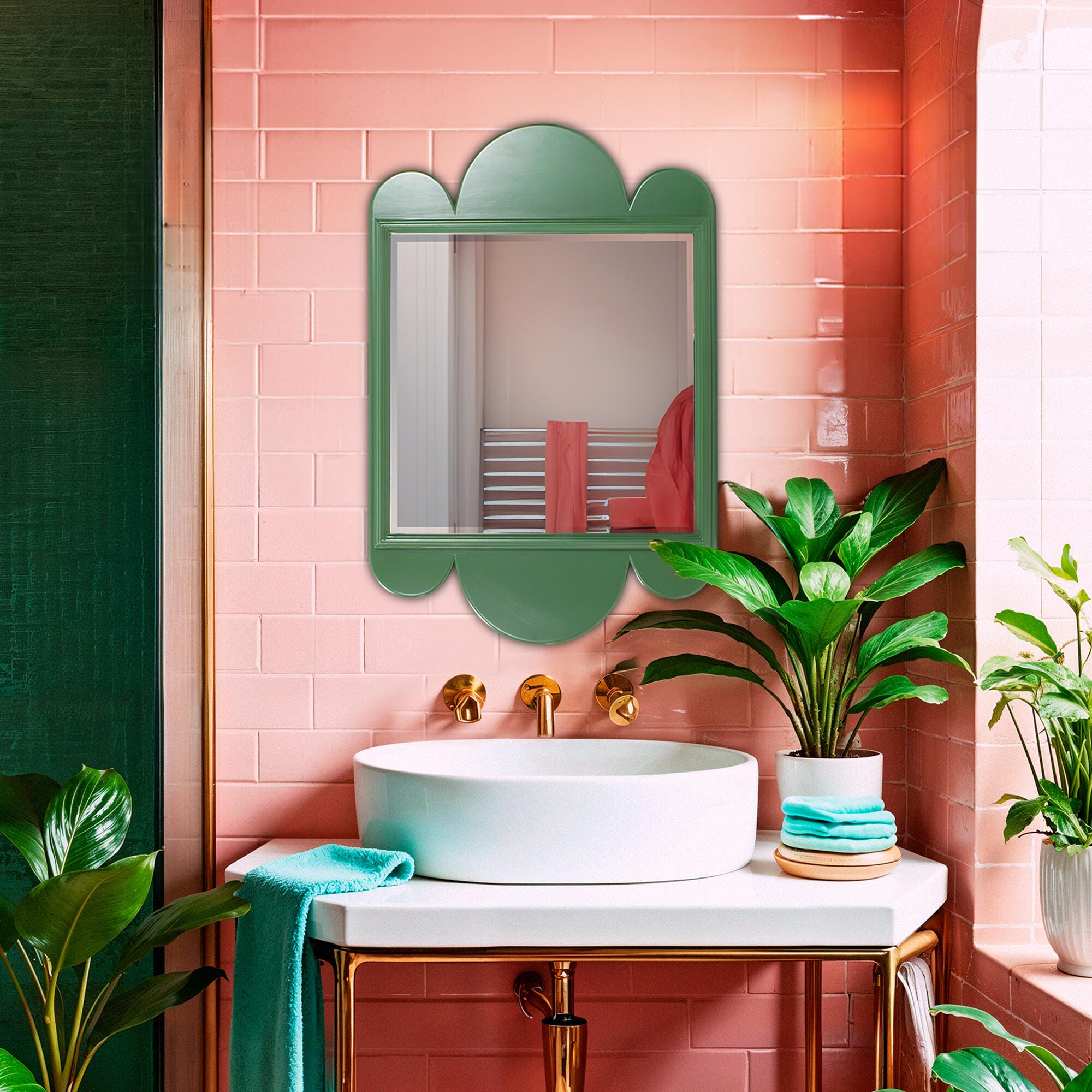 Howard Elliott Wall Mirror, , large