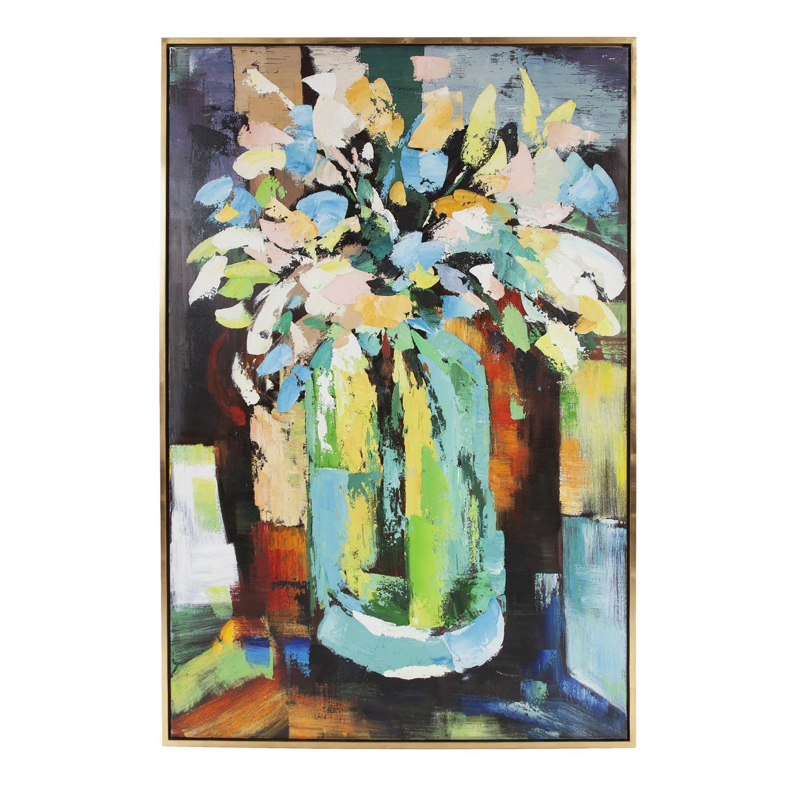 Howard Elliott Tranquil Bouquet Wall Art 62" x 42", , large