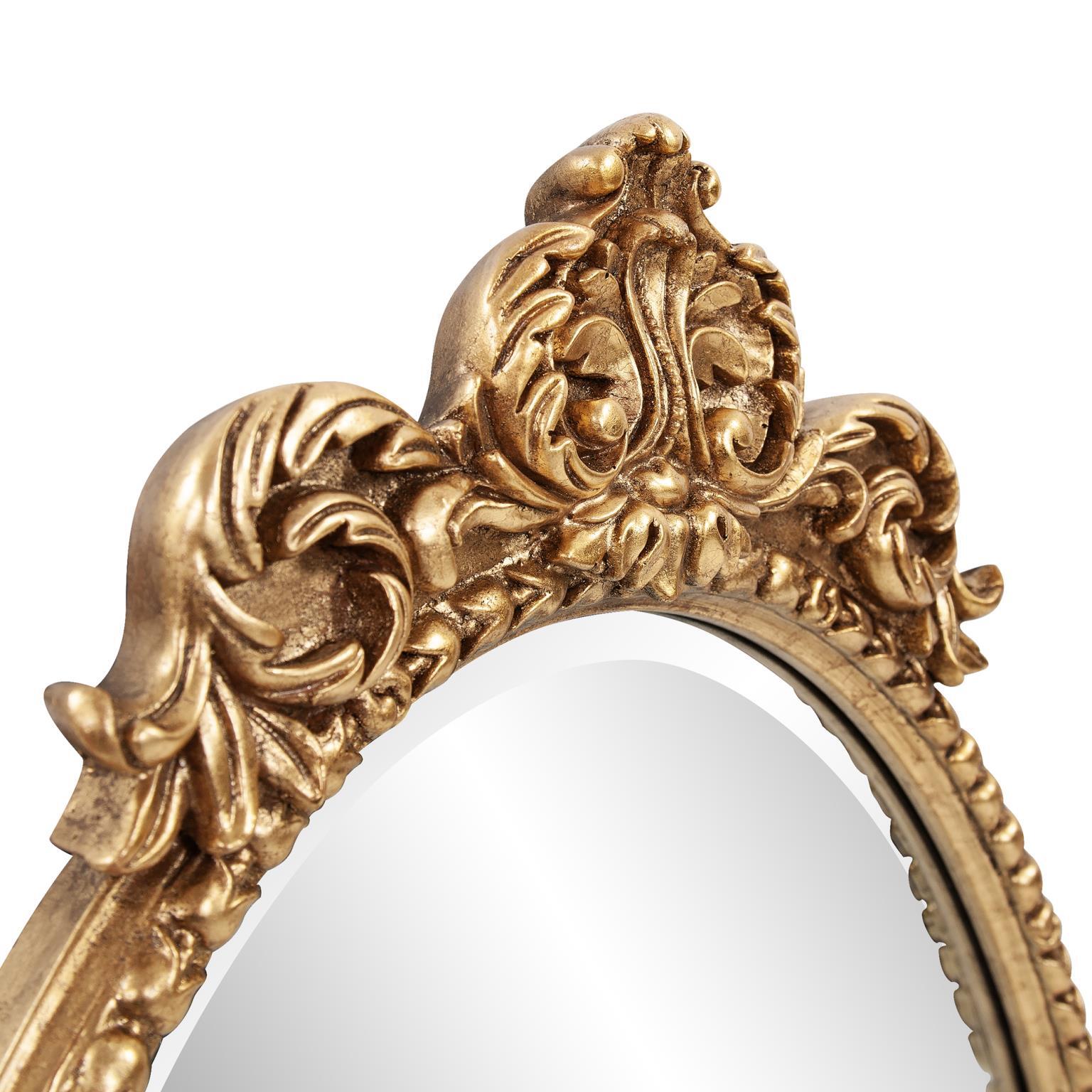 Howard Elliott Moreau Oval Wall Mirror, , large