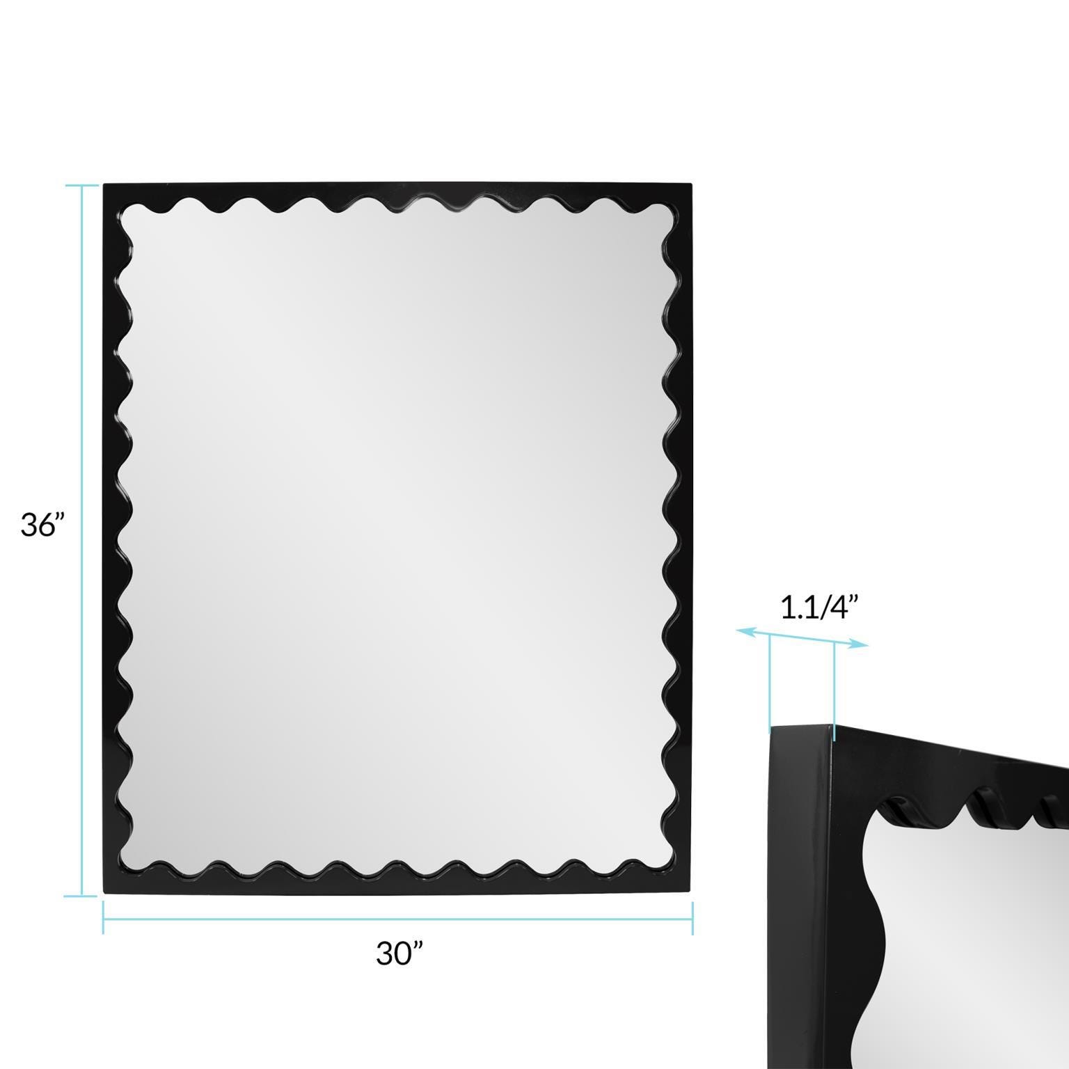 Howard Elliott Rectangular Wall Mirror, , large