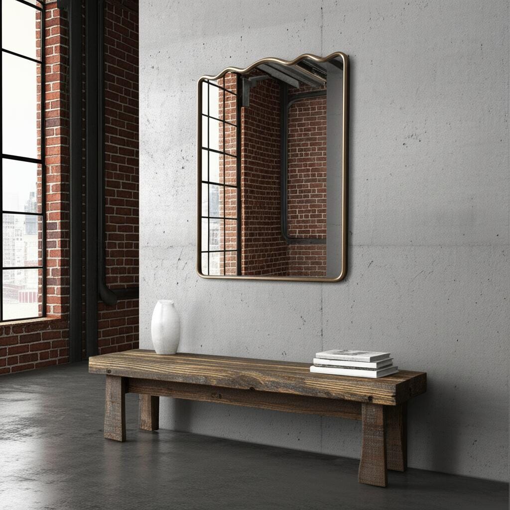 Howard Elliott Savoy Wall Mirror, , rollover