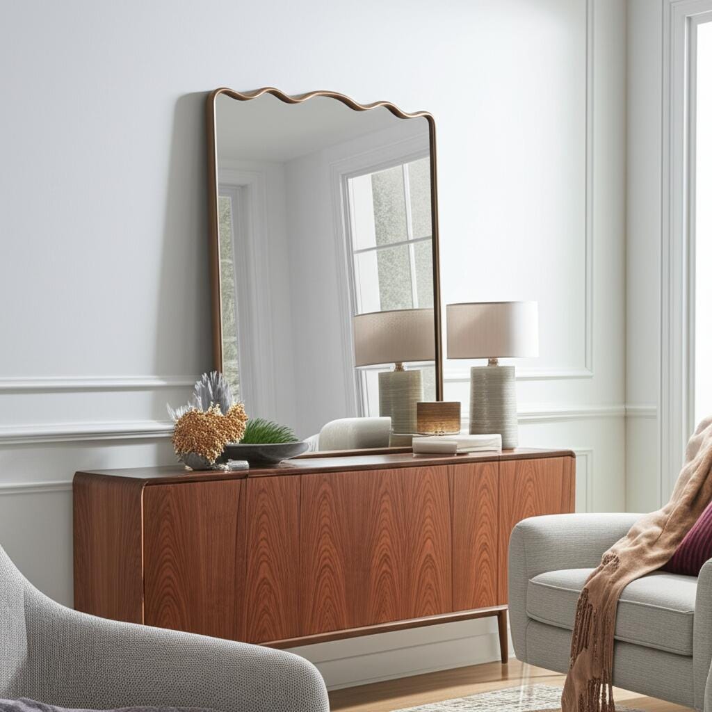 Howard Elliott Savoy Wall Mirror, , large