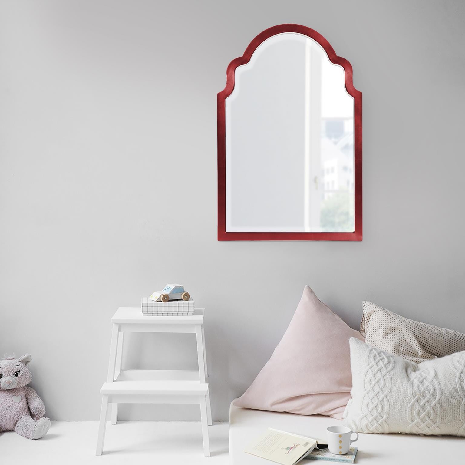 Howard Elliott Sultan Wall Mirror, Burgundy, large