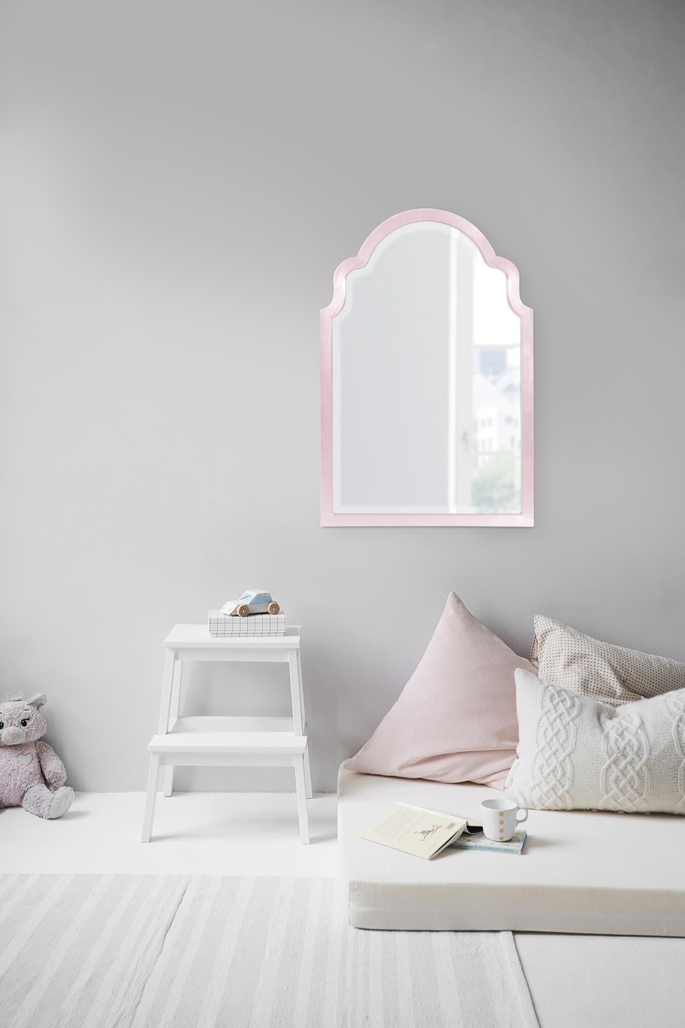 Howard Elliott Sultan Wall Mirror, Blush Pink, large