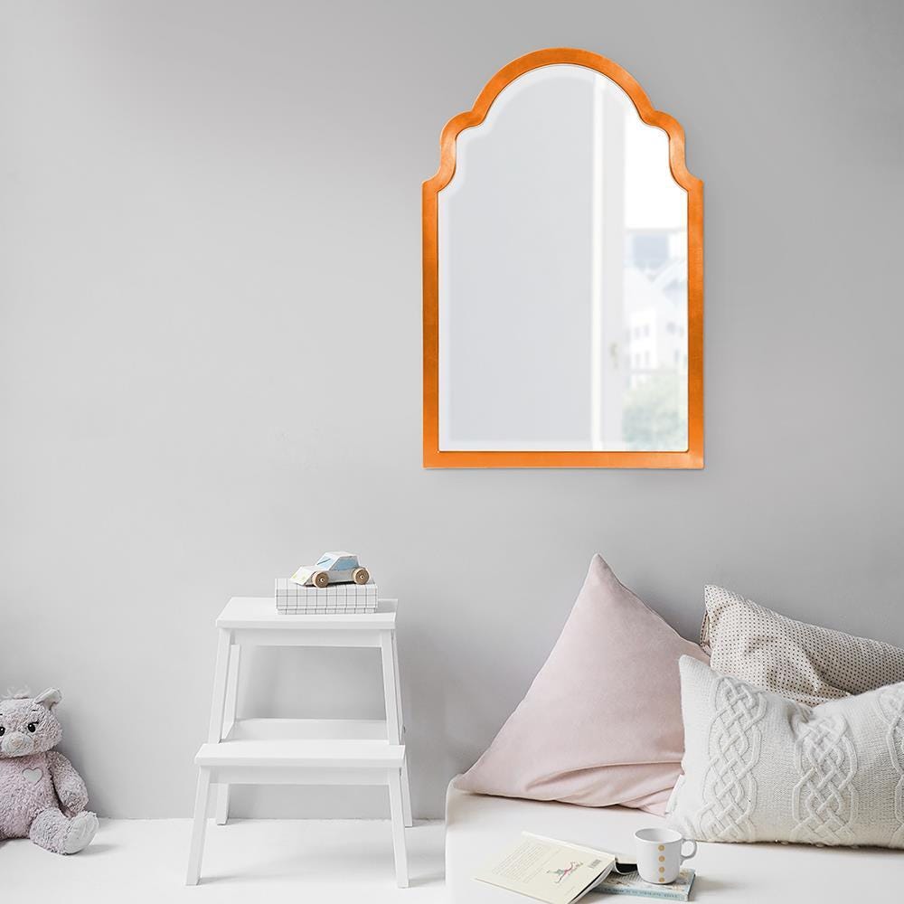 Howard Elliott Sultan Wall Mirror, Orange, rollover