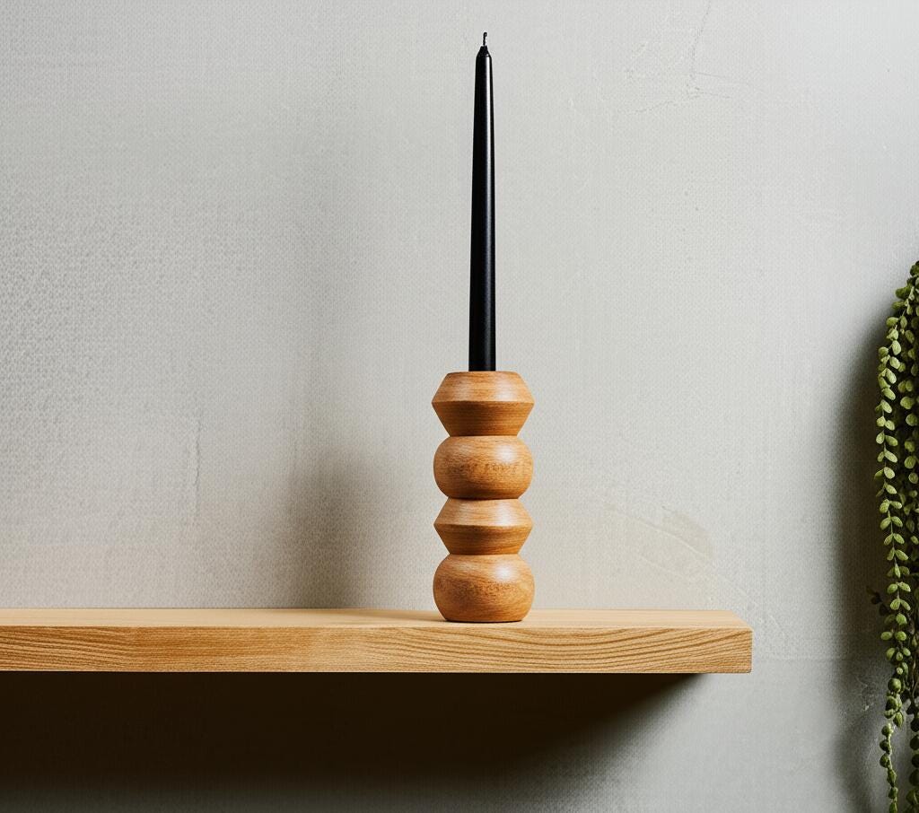 Howard Elliott Candle Holder, , rollover