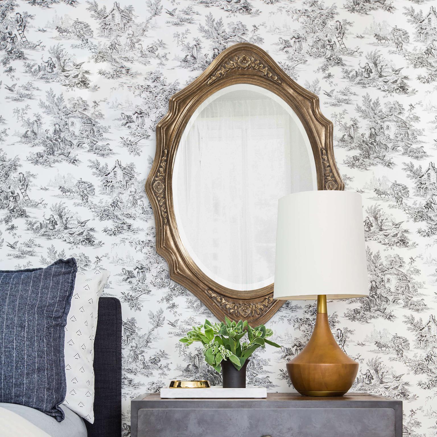 Howard Elliott Motif Wall Mirror, , rollover