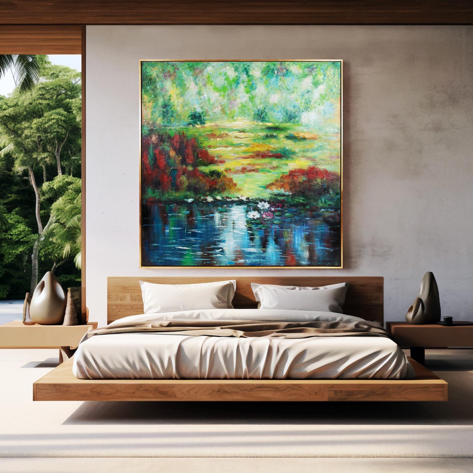 Howard Elliott Where is Monet? Wall Art 62" x 62", , rollover