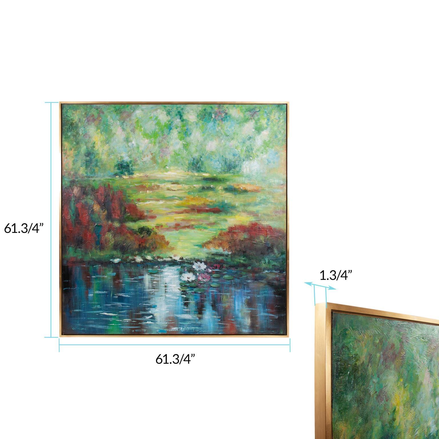 Howard Elliott Where is Monet? Wall Art 62" x 62", , large