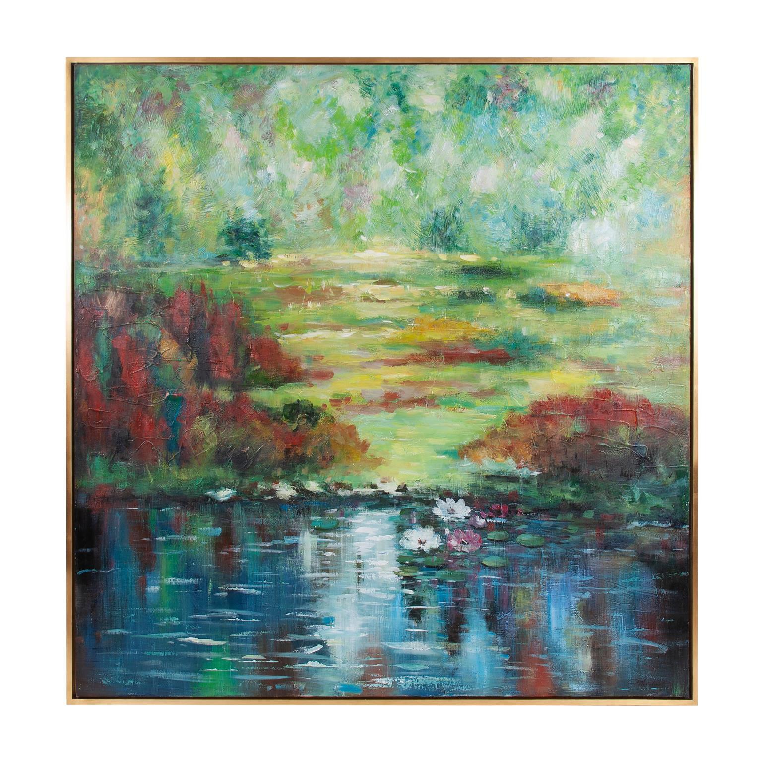 Howard Elliott Where is Monet? Wall Art 62" x 62", , large