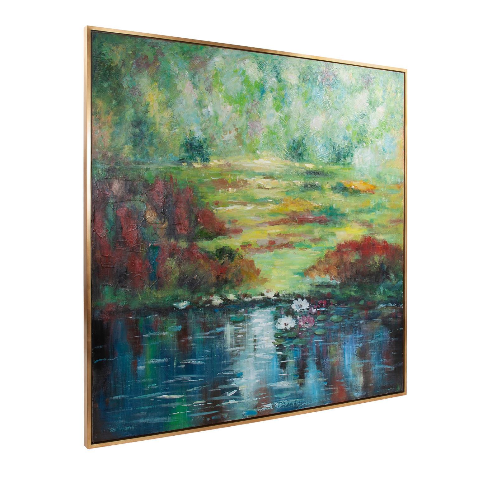 Howard Elliott Where is Monet? Wall Art 62" x 62", , large