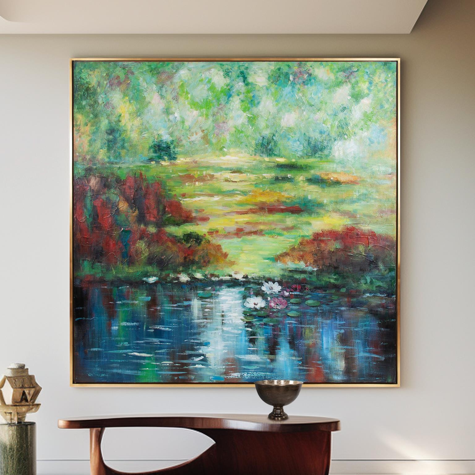 Howard Elliott Where is Monet? Wall Art 62" x 62", , large