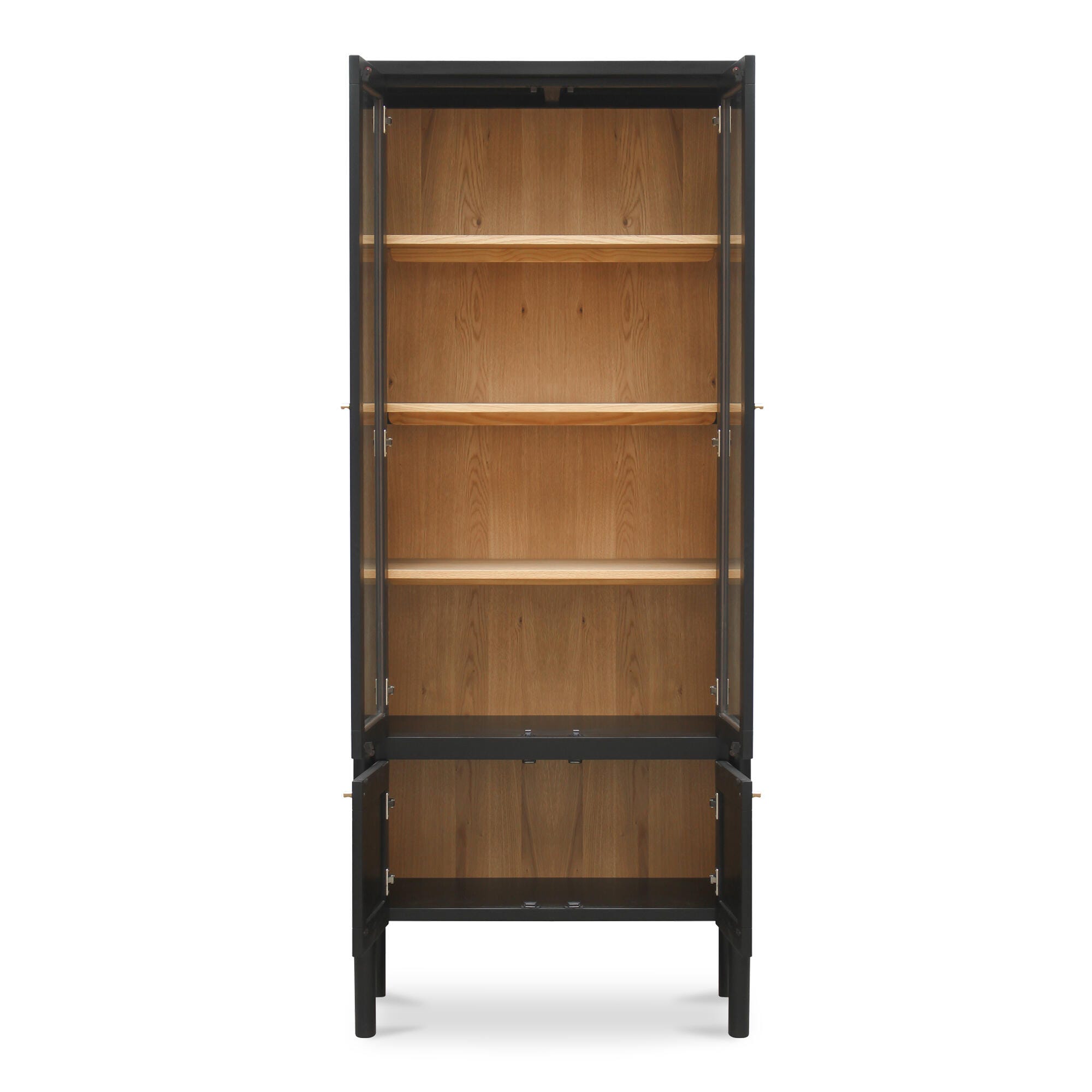 Moe's Home Hannah 35" Accent Cabinet, Black, large