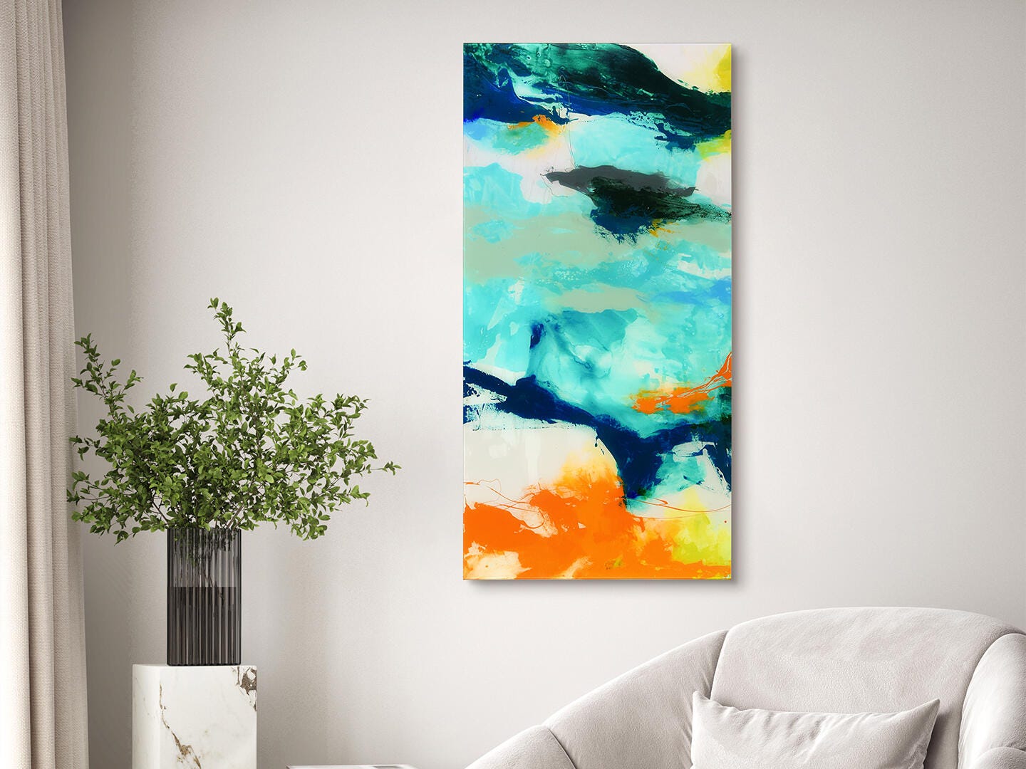 Empire Art Direct Tidal Wall Art 48" x 48", , large