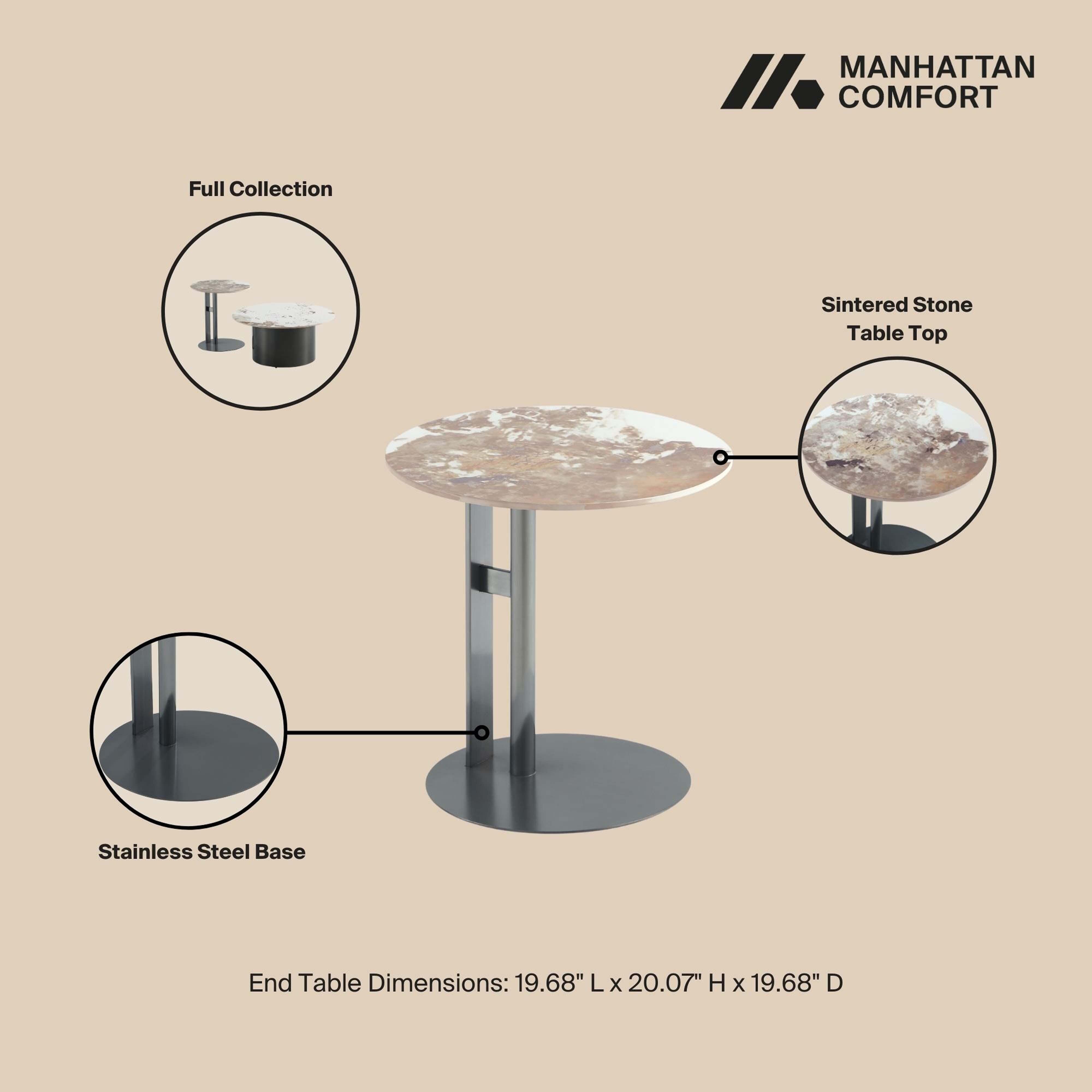 Manhattan Comfort Alondra End Table, , large