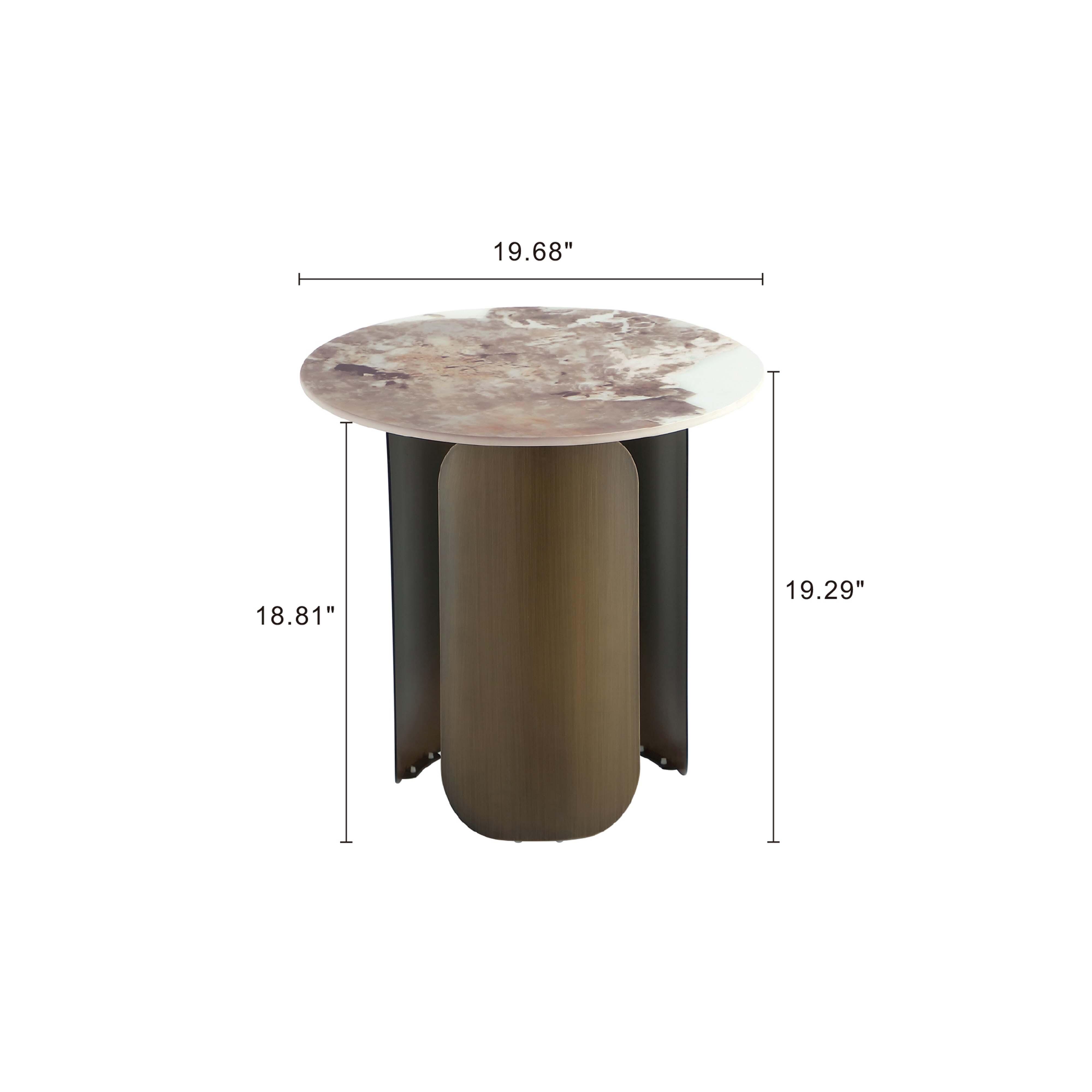 Manhattan Comfort Monica End Table, , large