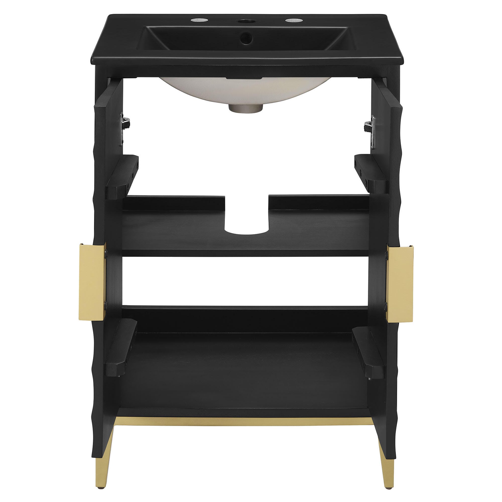 Modway Beau 24" Bathroom Vanity, Black, large