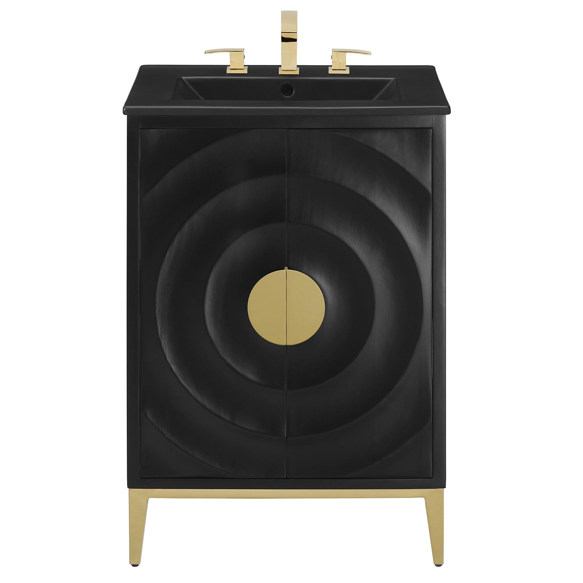 Modway Beau 24" Bathroom Vanity, Black, large
