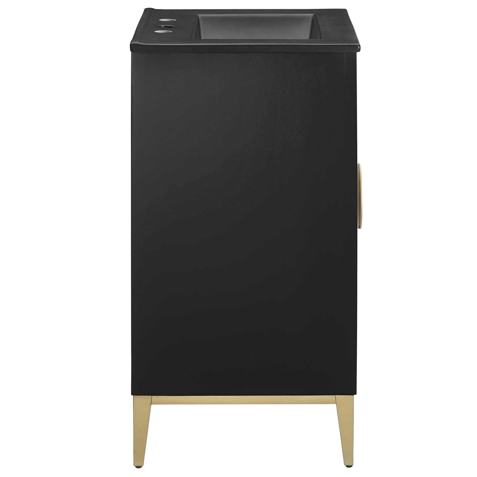 Modway Beau 24" Bathroom Vanity, Black, large