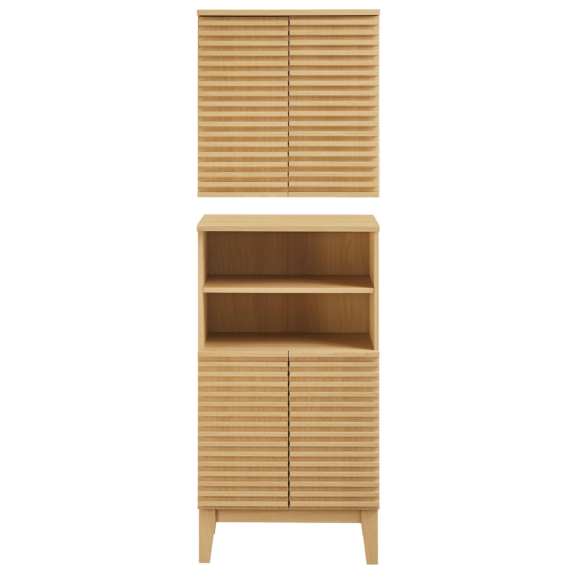 Modway Render Bathroom Cabinet Set, , large