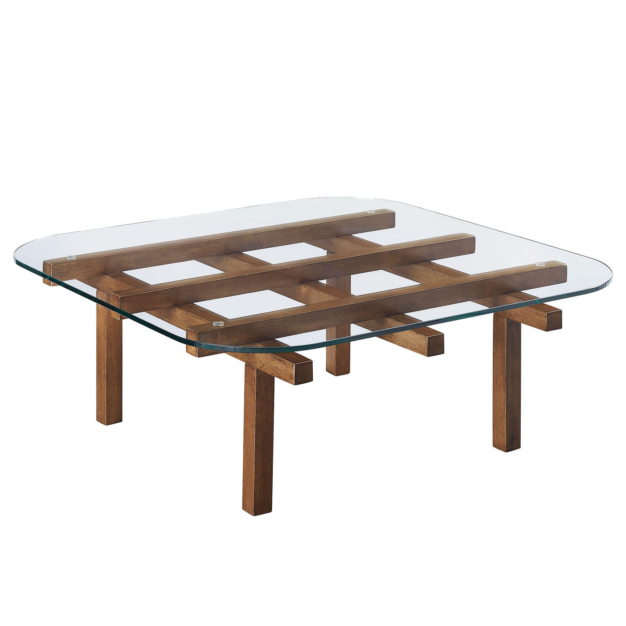 Modway Isby Coffee Table, Walnut, large