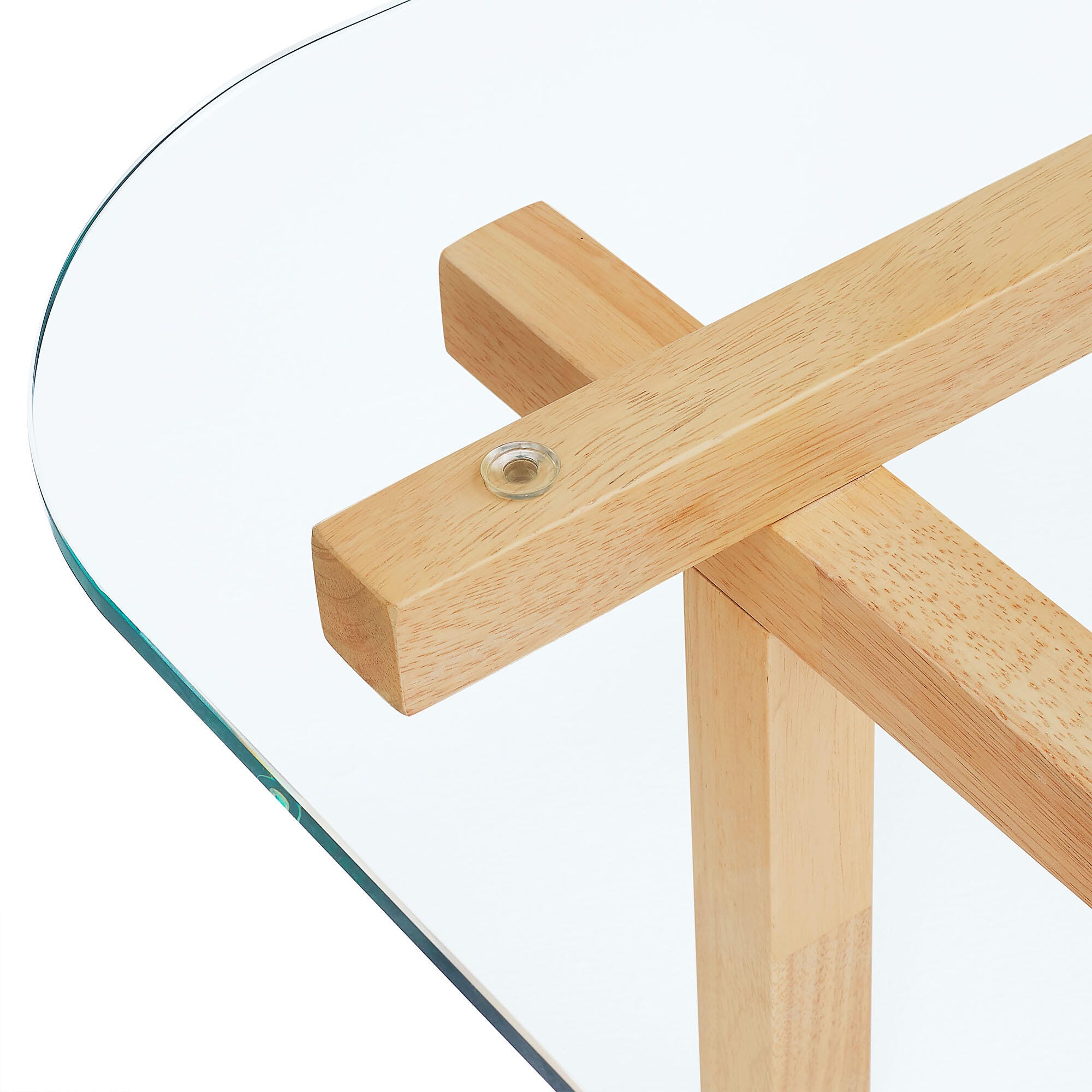 Modway Isby Coffee Table, Oak, large